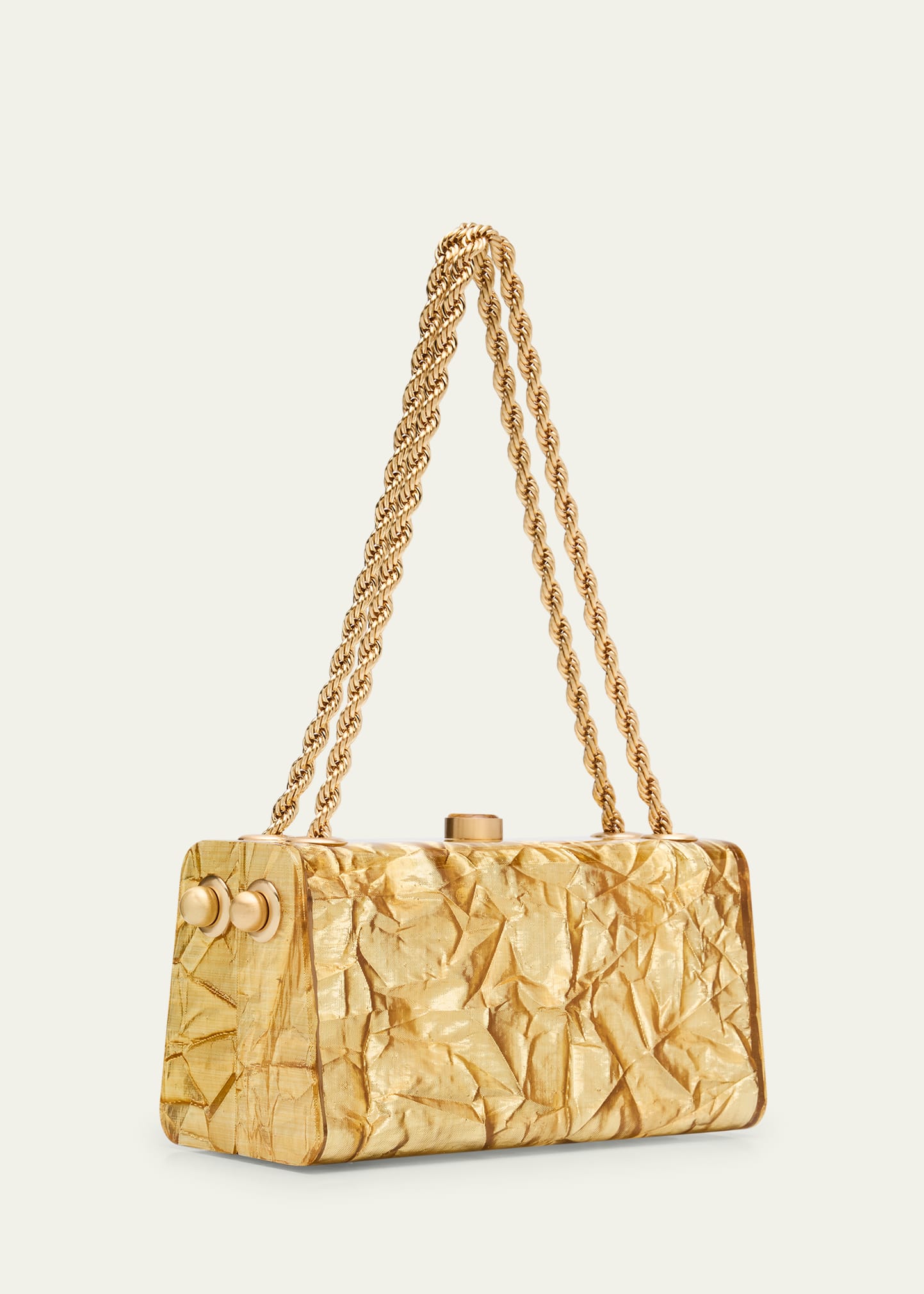 グラハム・クラーク　ザ・パーティ Cult Gaia Hajar Crinkled Acrylic Chain Shoulder Bag - Bergdorf Goodman