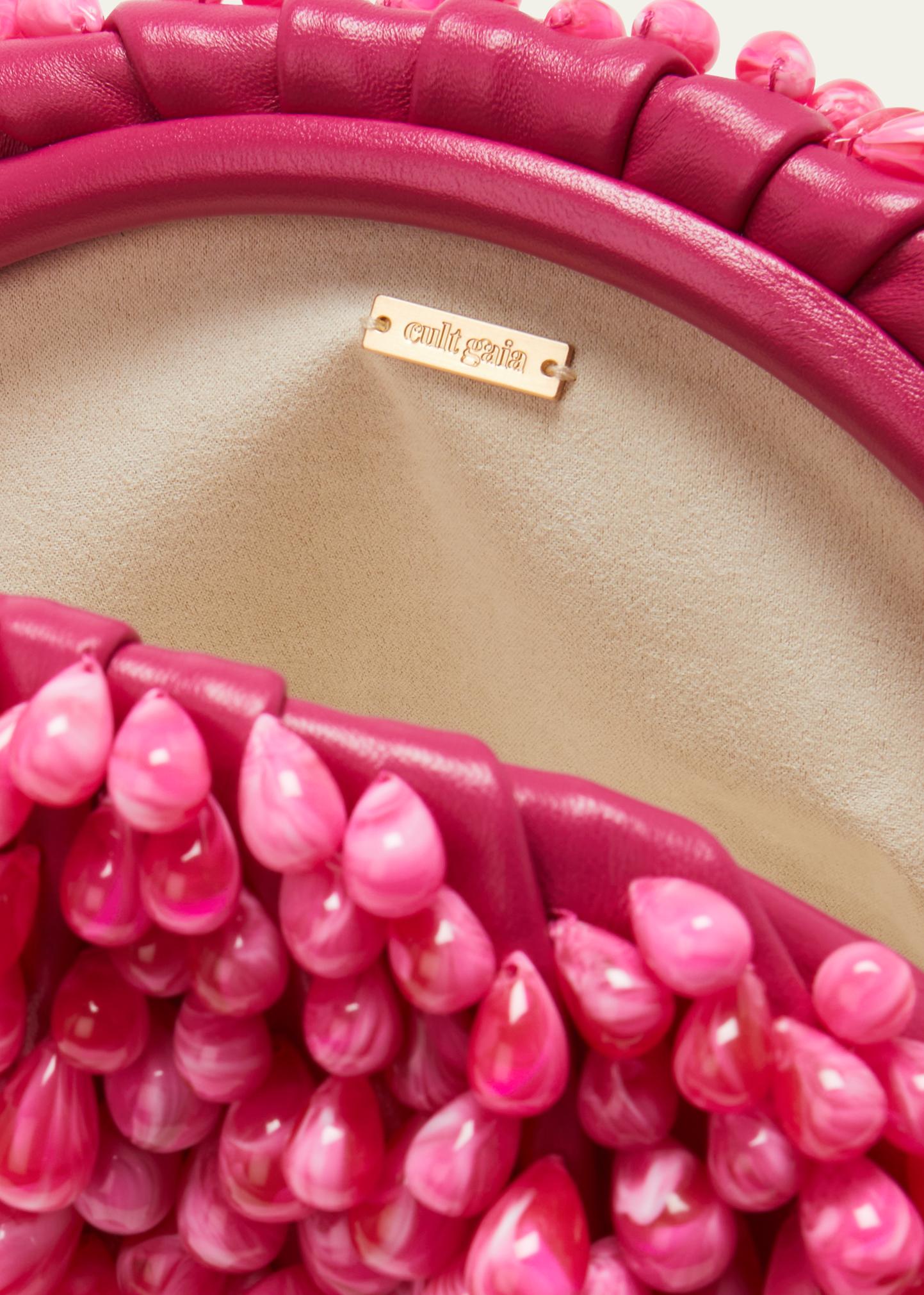 Cult Gaia Jaala Mini Beaded Shell Clutch Bag - Bergdorf Goodman