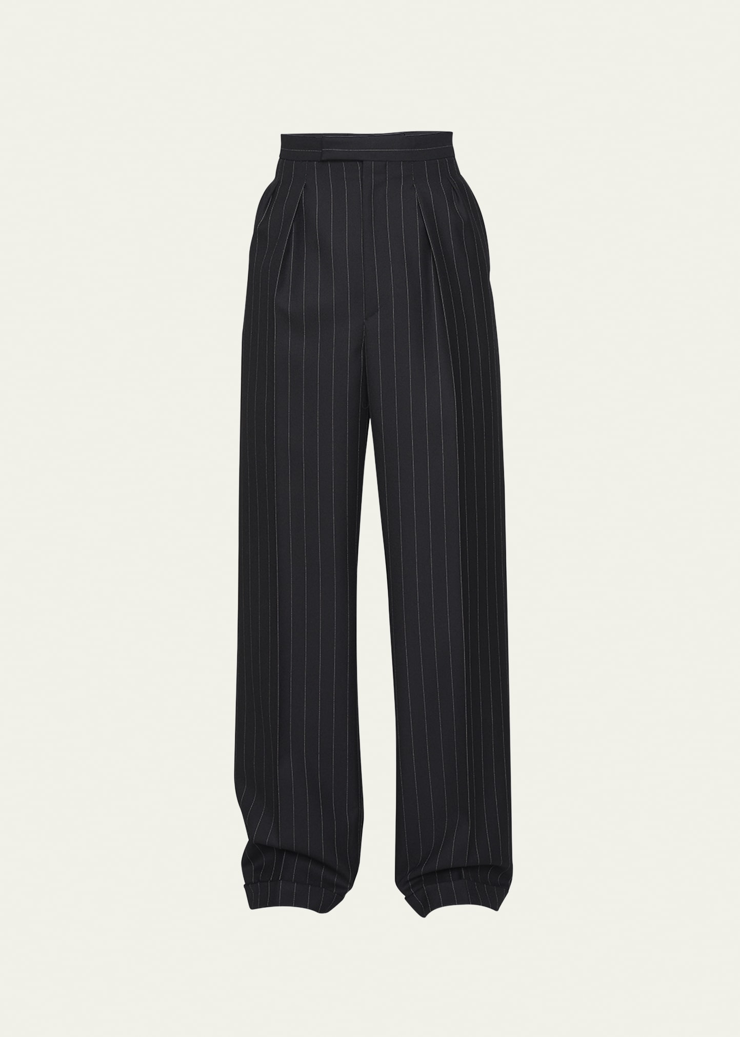 Dries Van Noten Men's Pinstripe Wide-Leg Pants - Bergdorf Goodman
