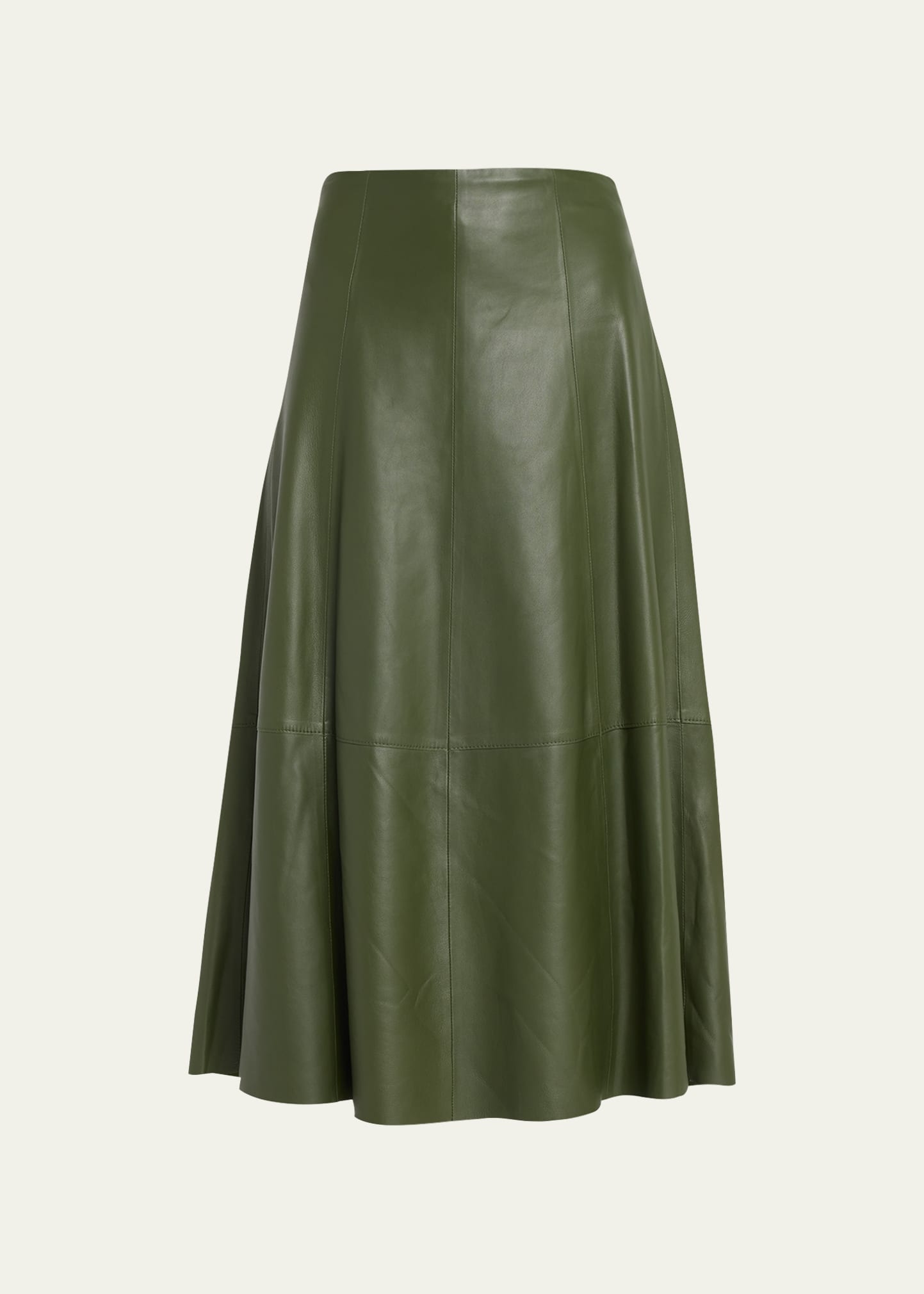 Vince leather hotsell midi skirt