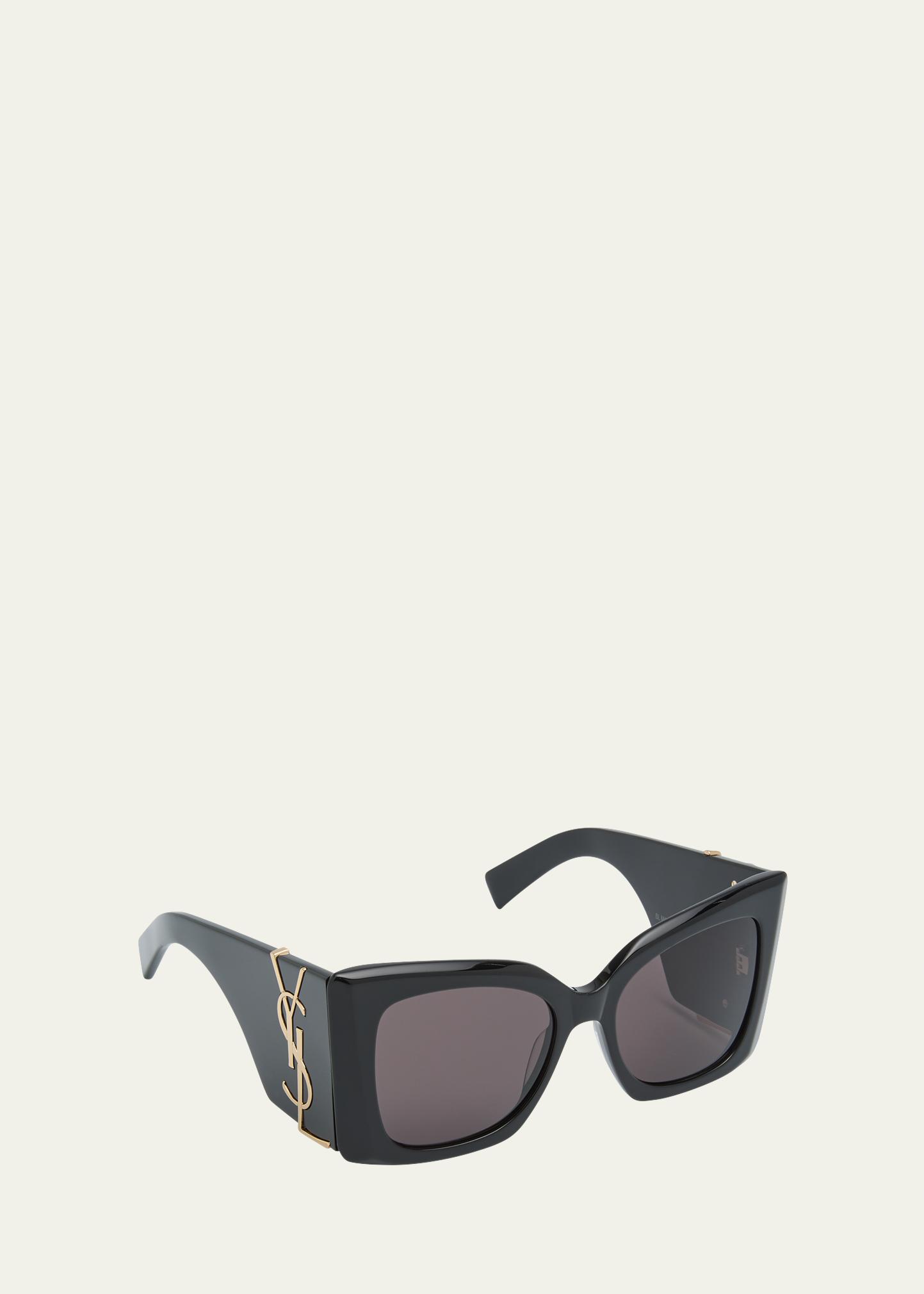 Saint Laurent Blaze Acetate Cat-Eye Sunglasses - Bergdorf Goodman