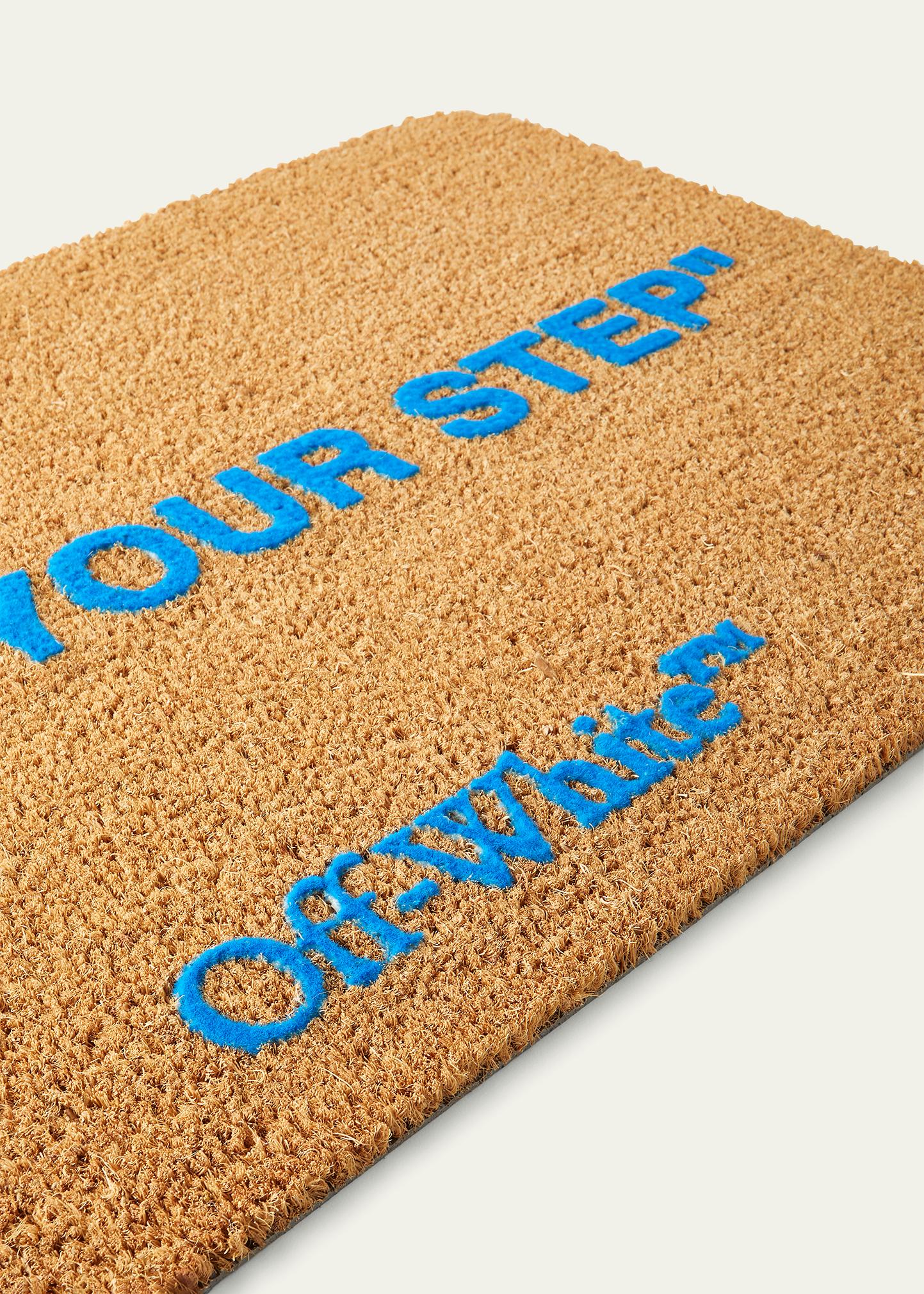 Off-White Quotes Doormat - Bergdorf Goodman