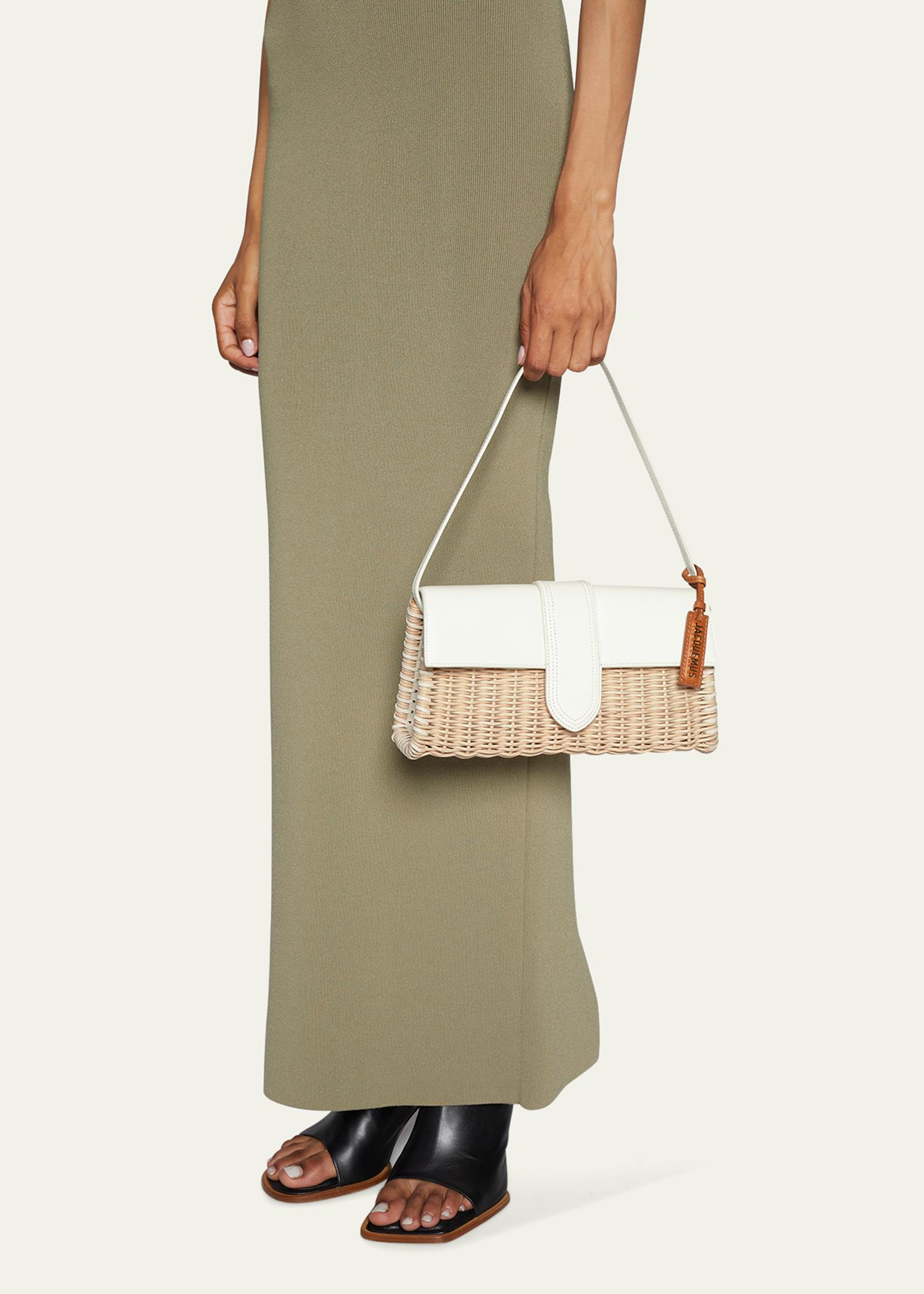 Jacquemus Le Bambino Long Osier Wicker Shoulder Bag - Bergdorf Goodman