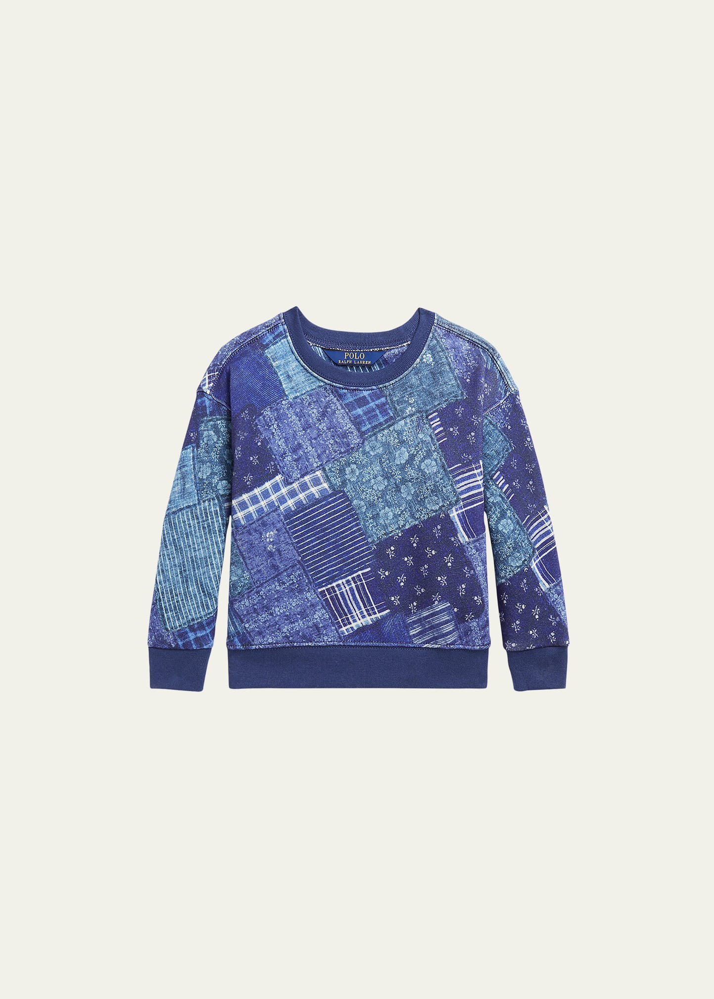 Ralph Lauren Childrenswear Girl's Multicolor Patchwork-Print Sweatshirt,  Size 4-6X - Bergdorf Goodman