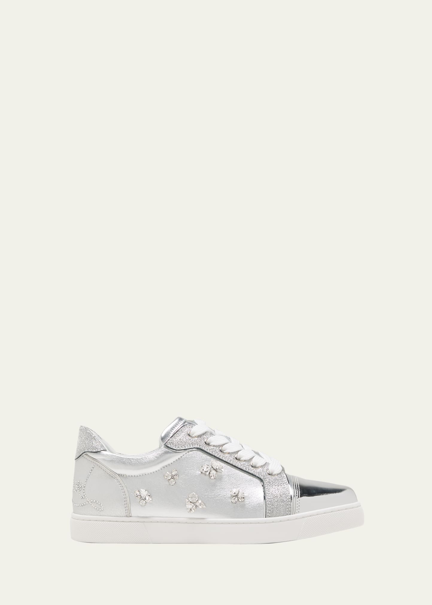 Christian Louboutin Vieira Leather Sneakers - White - 40