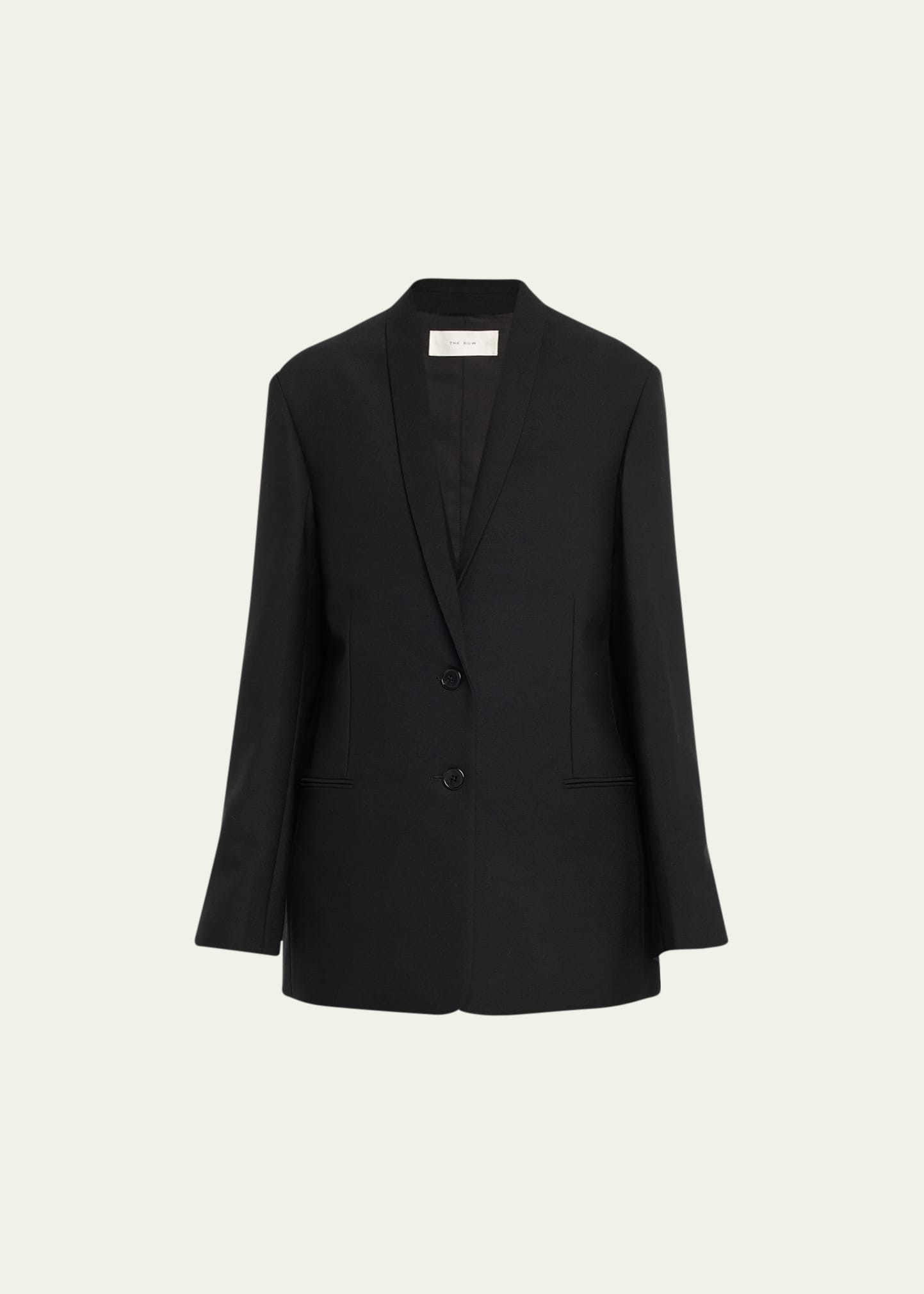 THE ROW Cowal Blazer Jacket with Cutout Sleeves Bergdorf Goodman