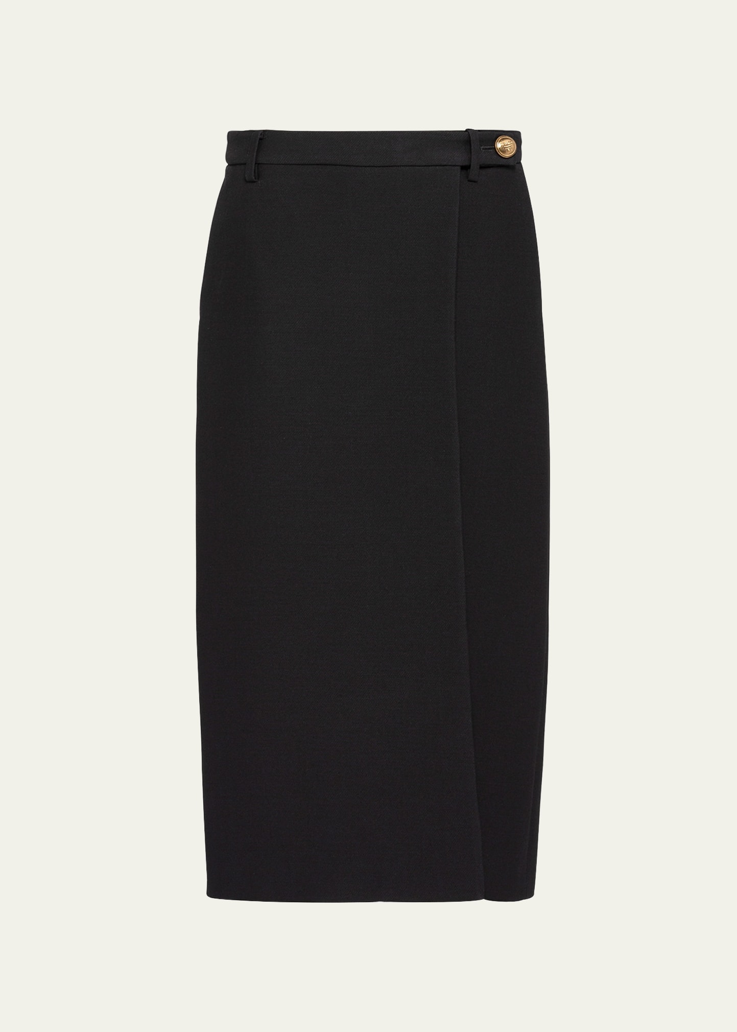 PRADA Ribbed midi skirt 関税送料込み Prada Ribbed Jersey Logo Midi Skirt | Harrods UK