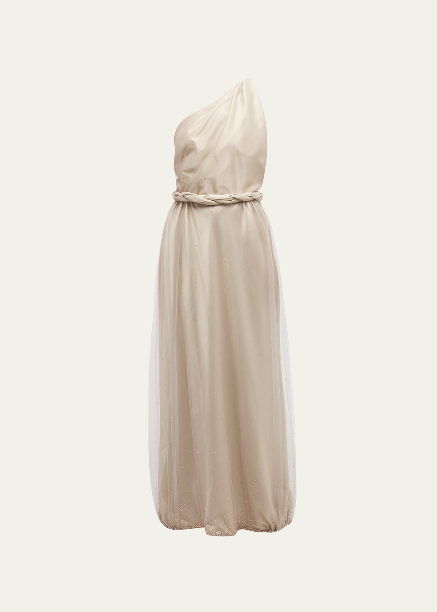 armani one shoulder dress Giorgio Armani One-Shoulder Velvet Dress
