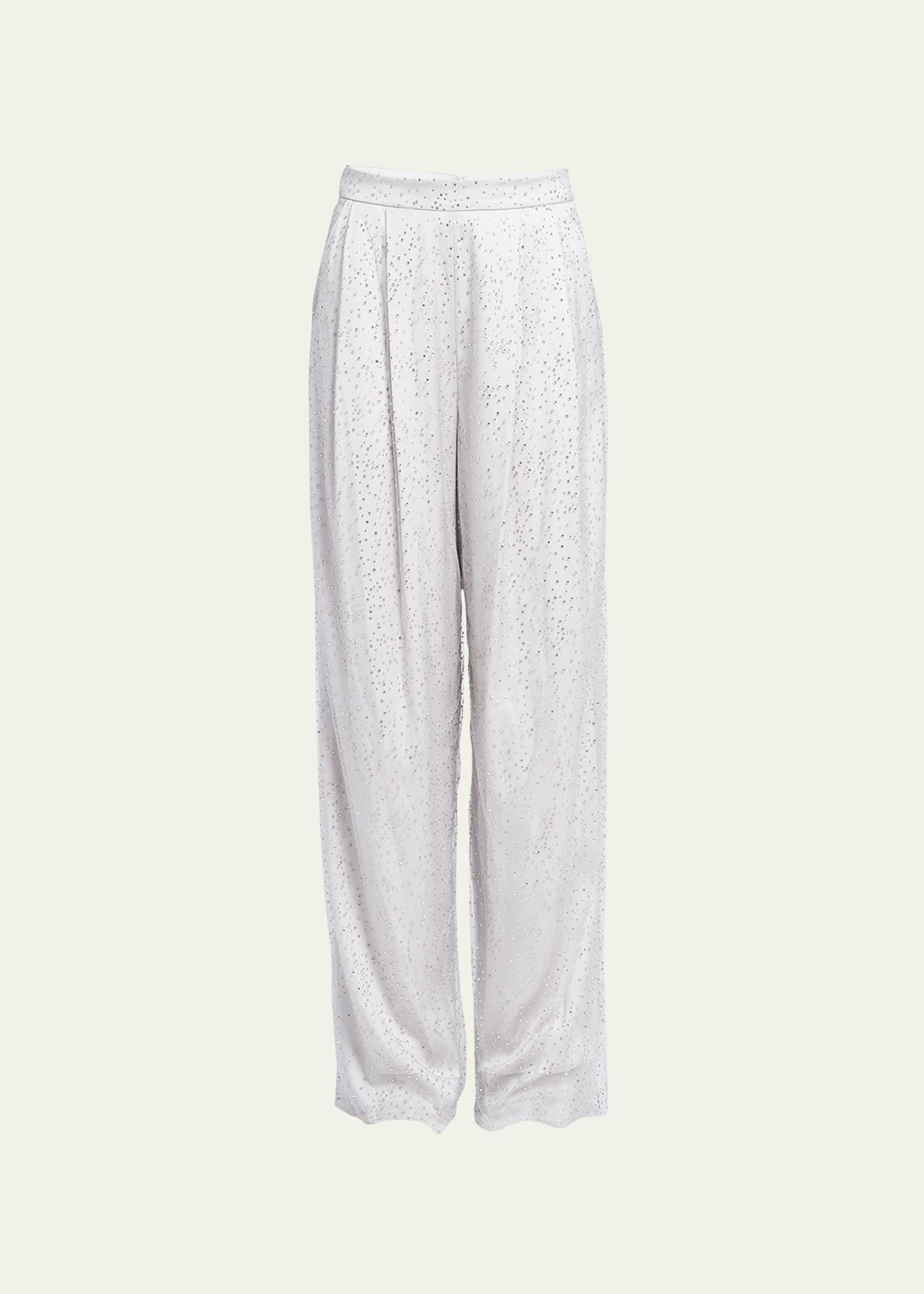 GIORGIO ARMANI Silk trouser with pinces ジョルジオ Giorgio Armani Silk Trousers | Black | FARFETCH