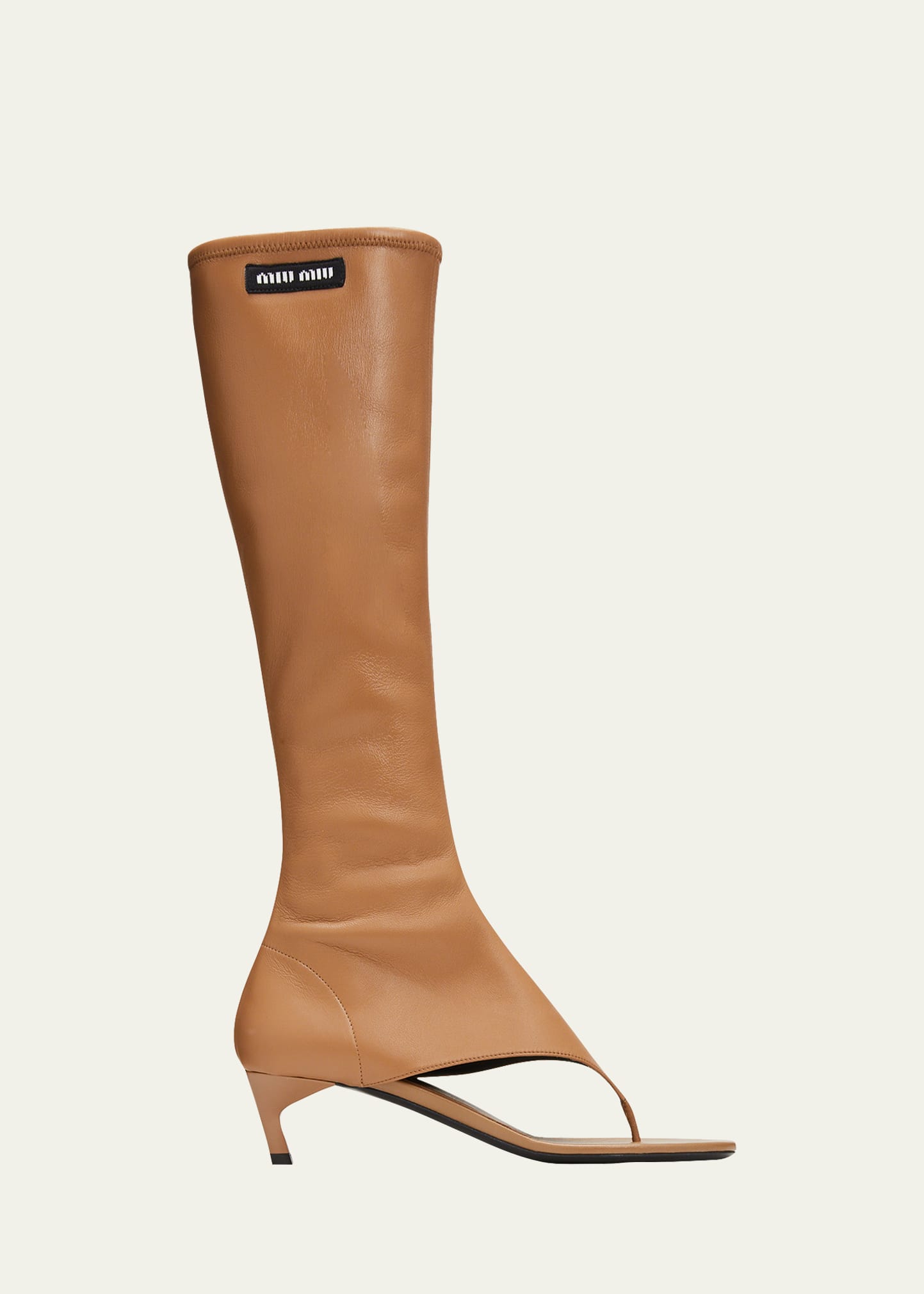 otochan様　MIUMIU ロングブーツ otochan様 MIUMIU ロングブーツ 2カラー☆国内未入荷【Miu Miu】レザー