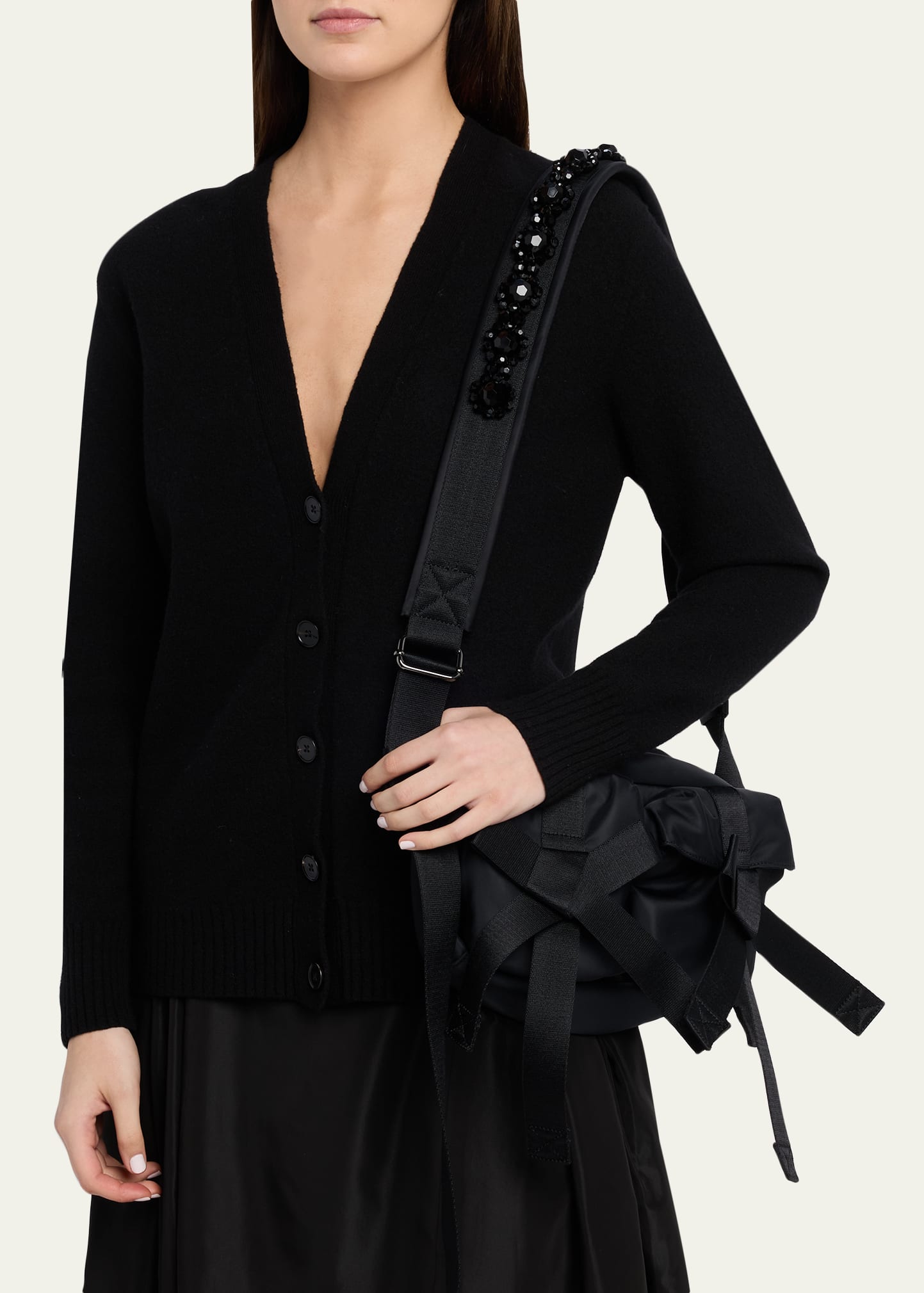 Simone Rocha Bow Zip Bum Crossbody Bag - Bergdorf Goodman