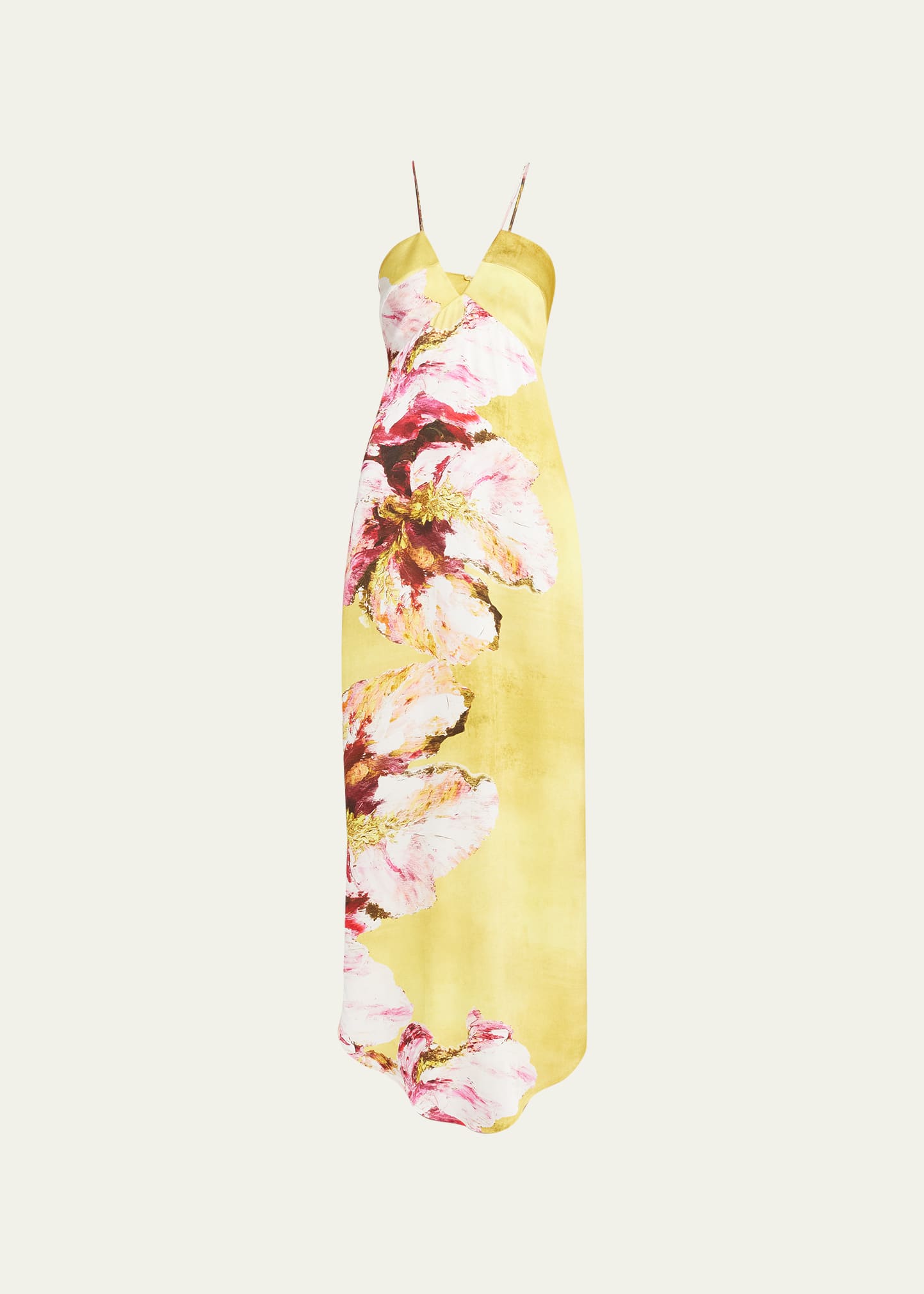 Silvia Tcherassi Aisha Maxi Dress with Floral Detail - Bergdorf