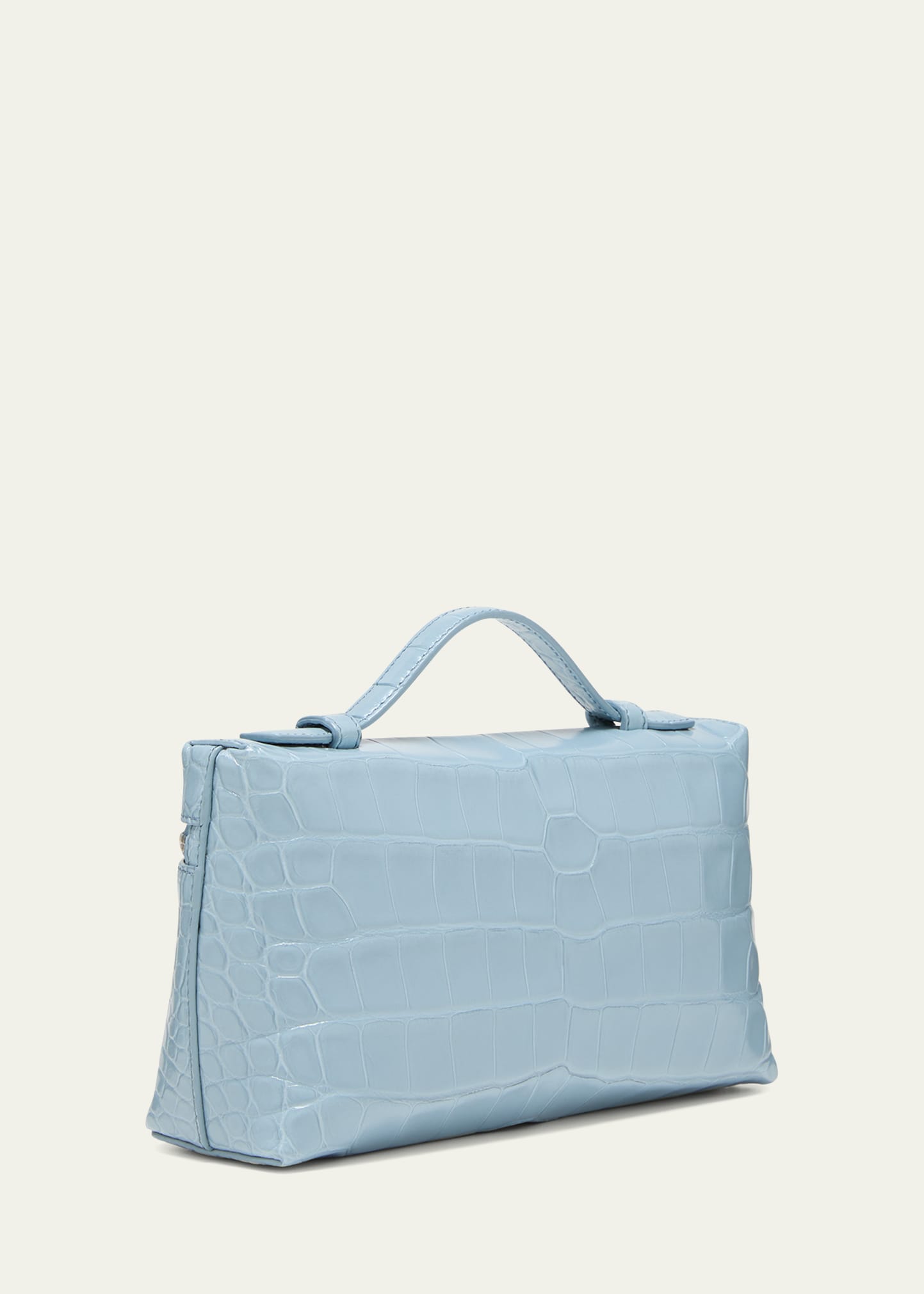 Loro Piana Extra Pocket L19 Alligator Leather Pouch - Bergdorf Goodman