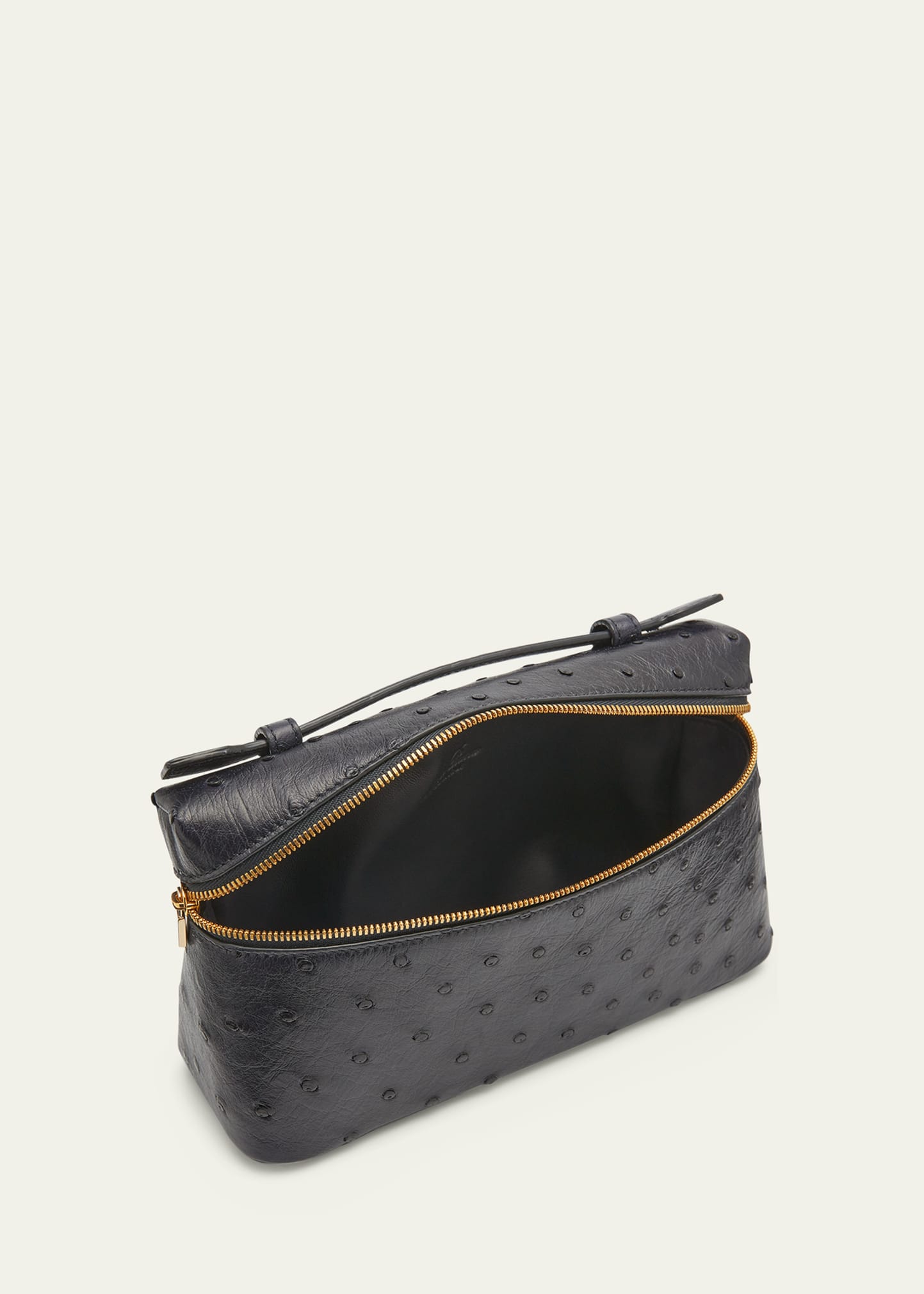 Loro Piana Extra Pocket L19 Shiny Ostrich Pouch - Bergdorf