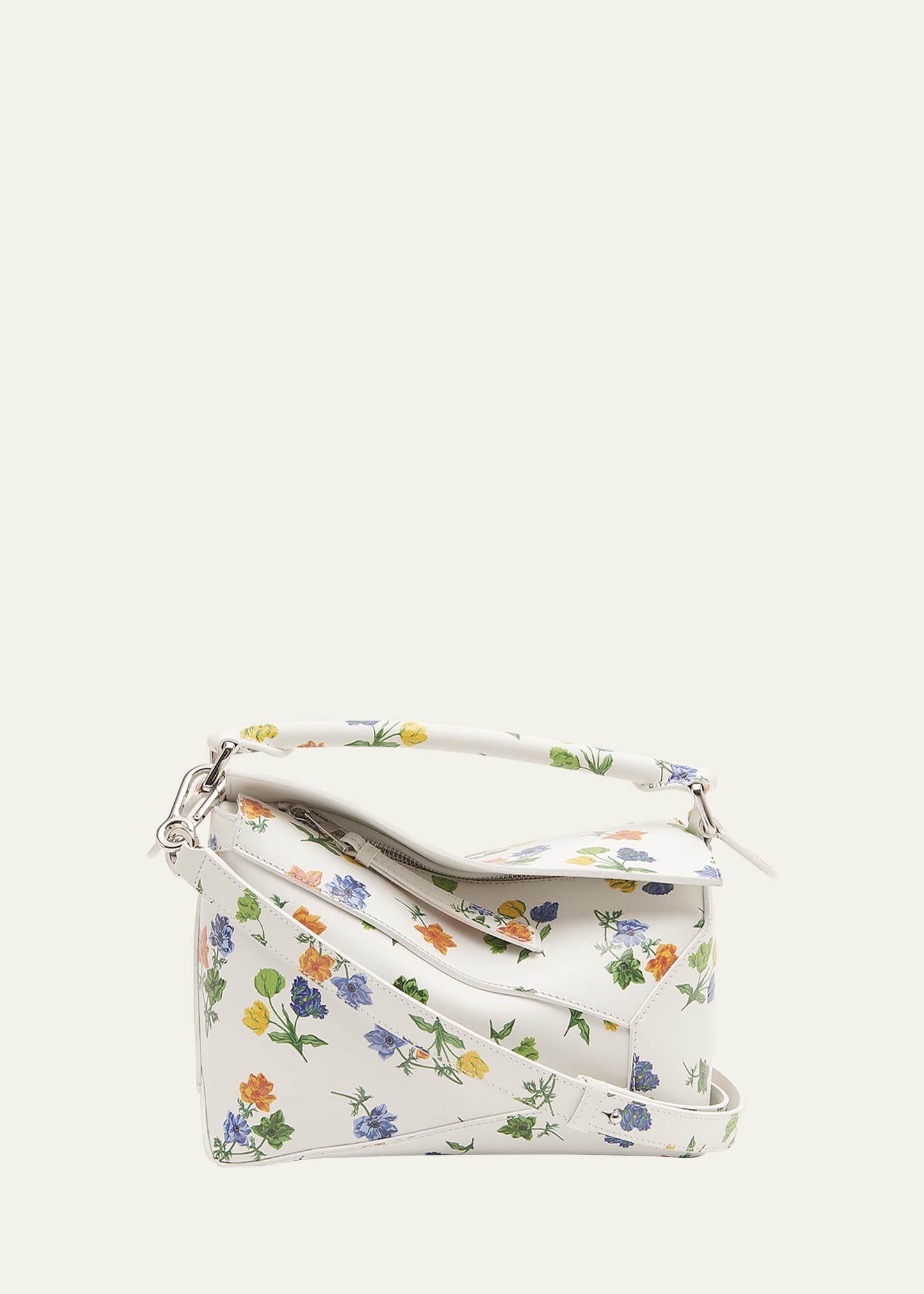 Loewe Puzzle Edge Small Flower Top-Handle Bag - Bergdorf Goodman