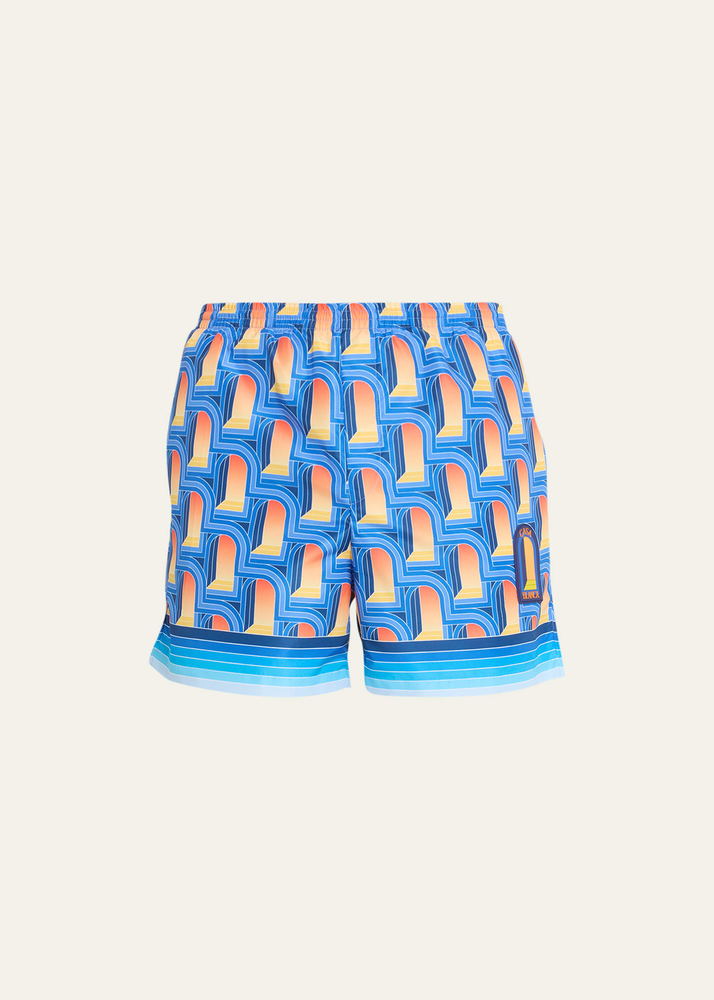 CASABLANCA Men's L'arche de Nuit Swim Trunks - Bergdorf Goodman