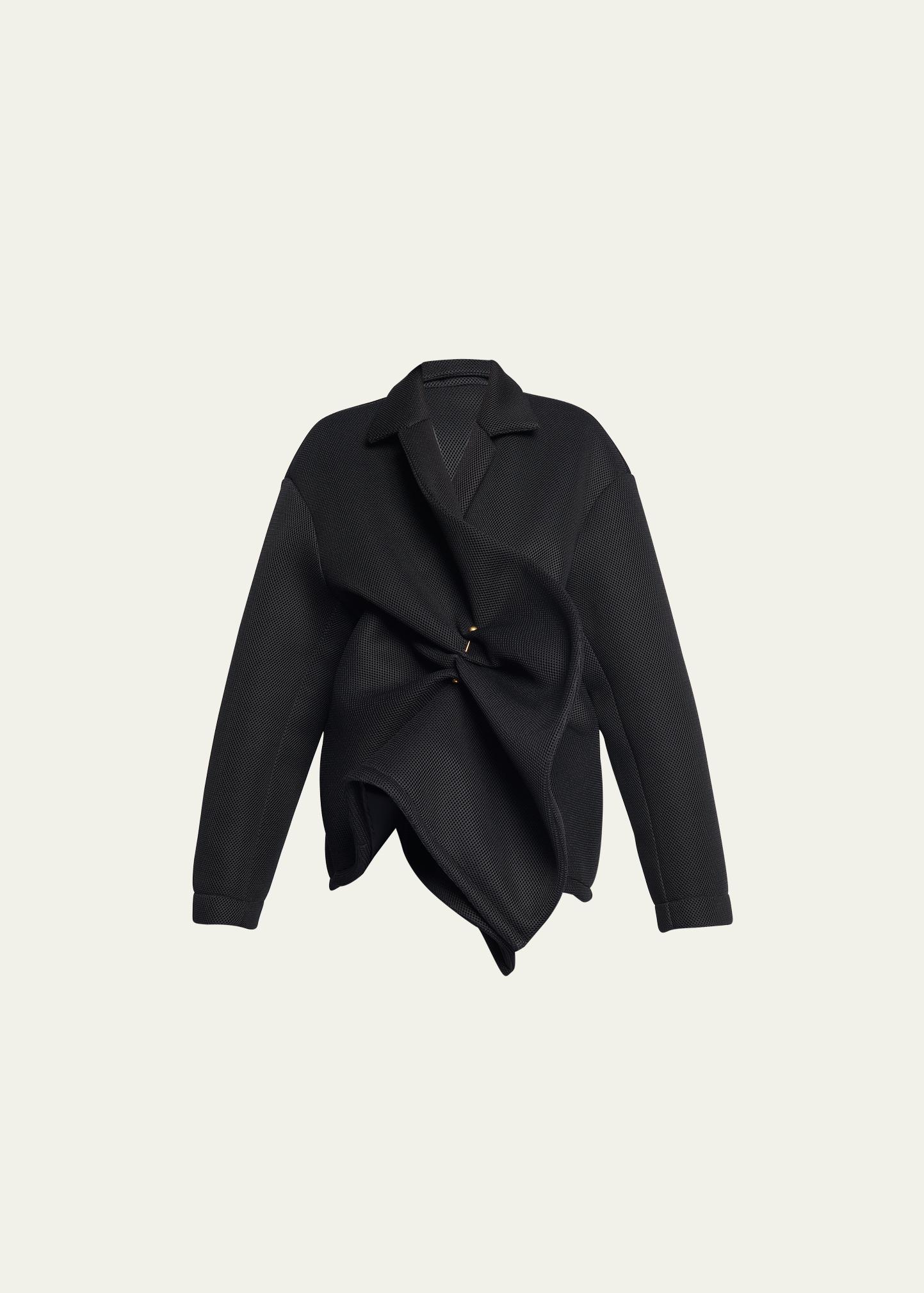 Dries Van Noten Vanas Mesh Oversized Jacket - Bergdorf Goodman