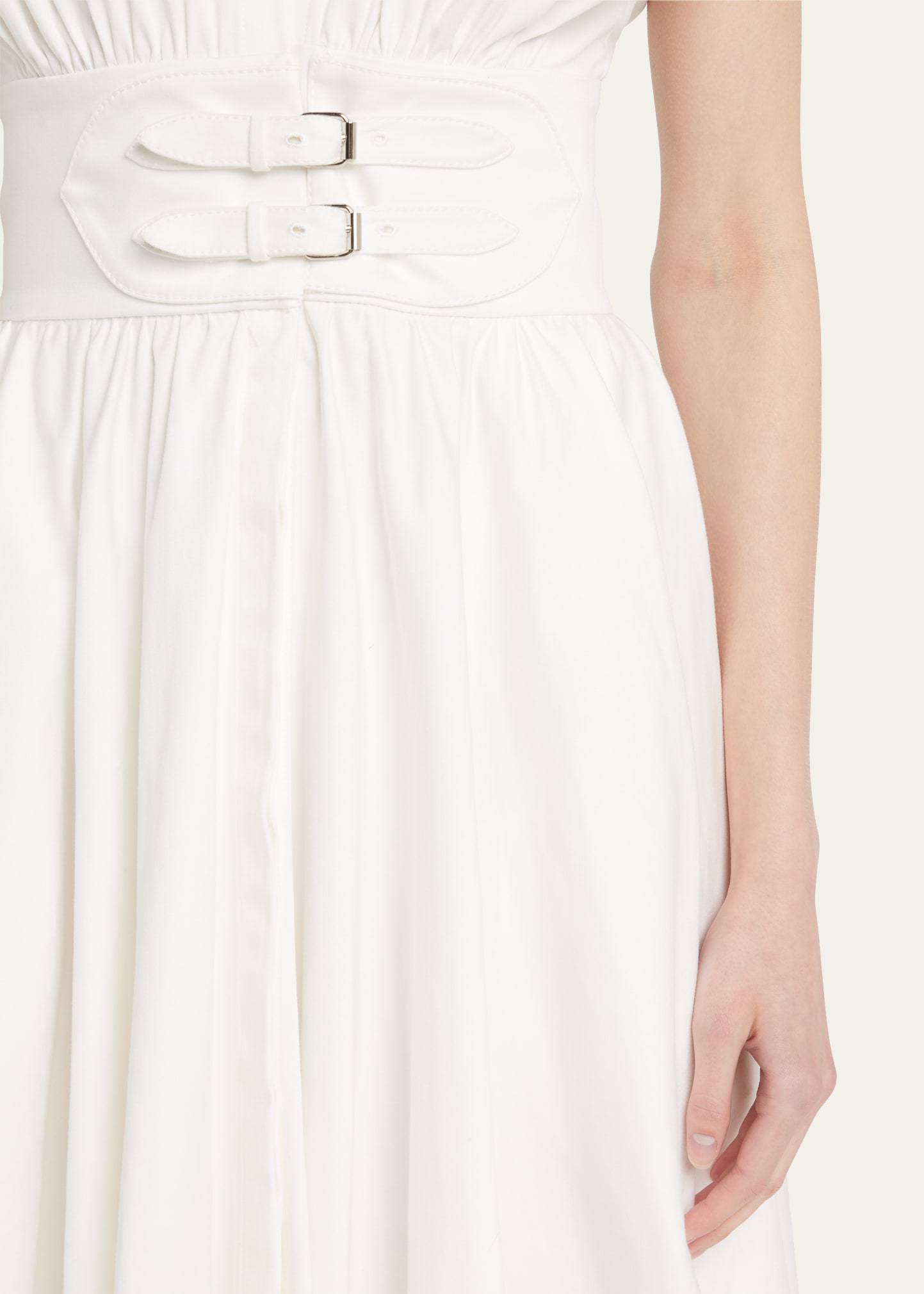 knee length dresses for ladies Alexis Midi Dress, in Rose Gold Luxe Satin, Size: Small | Show Me Your Mumu
