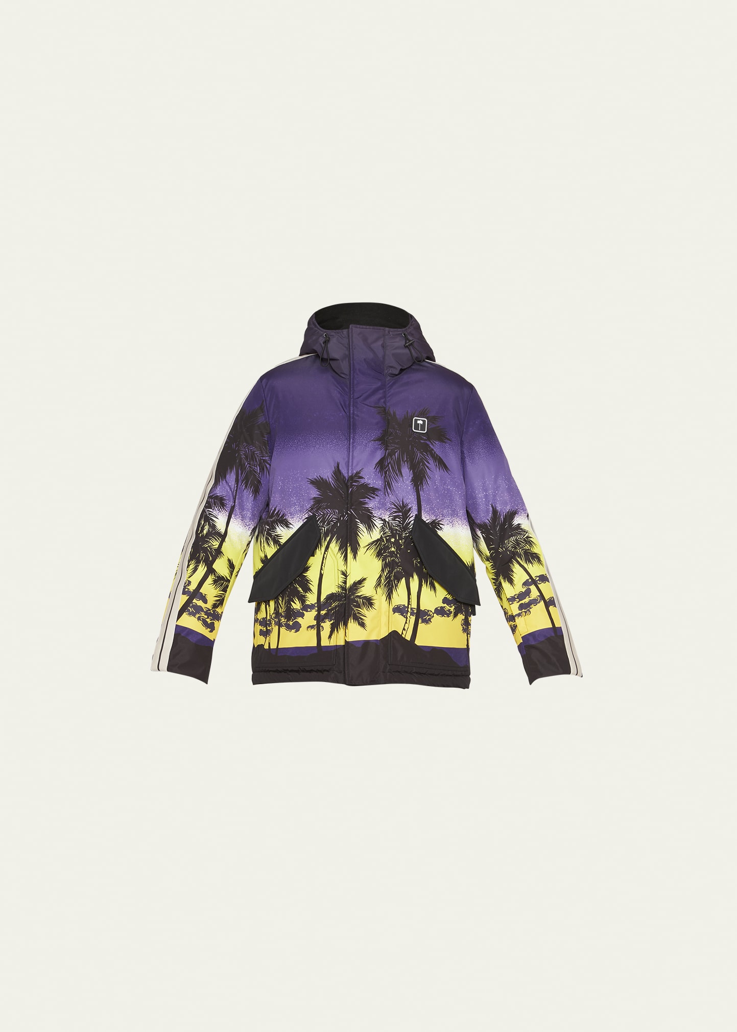 Printed Bomber Jacket in Multicoloured - Palm Angels Kids
