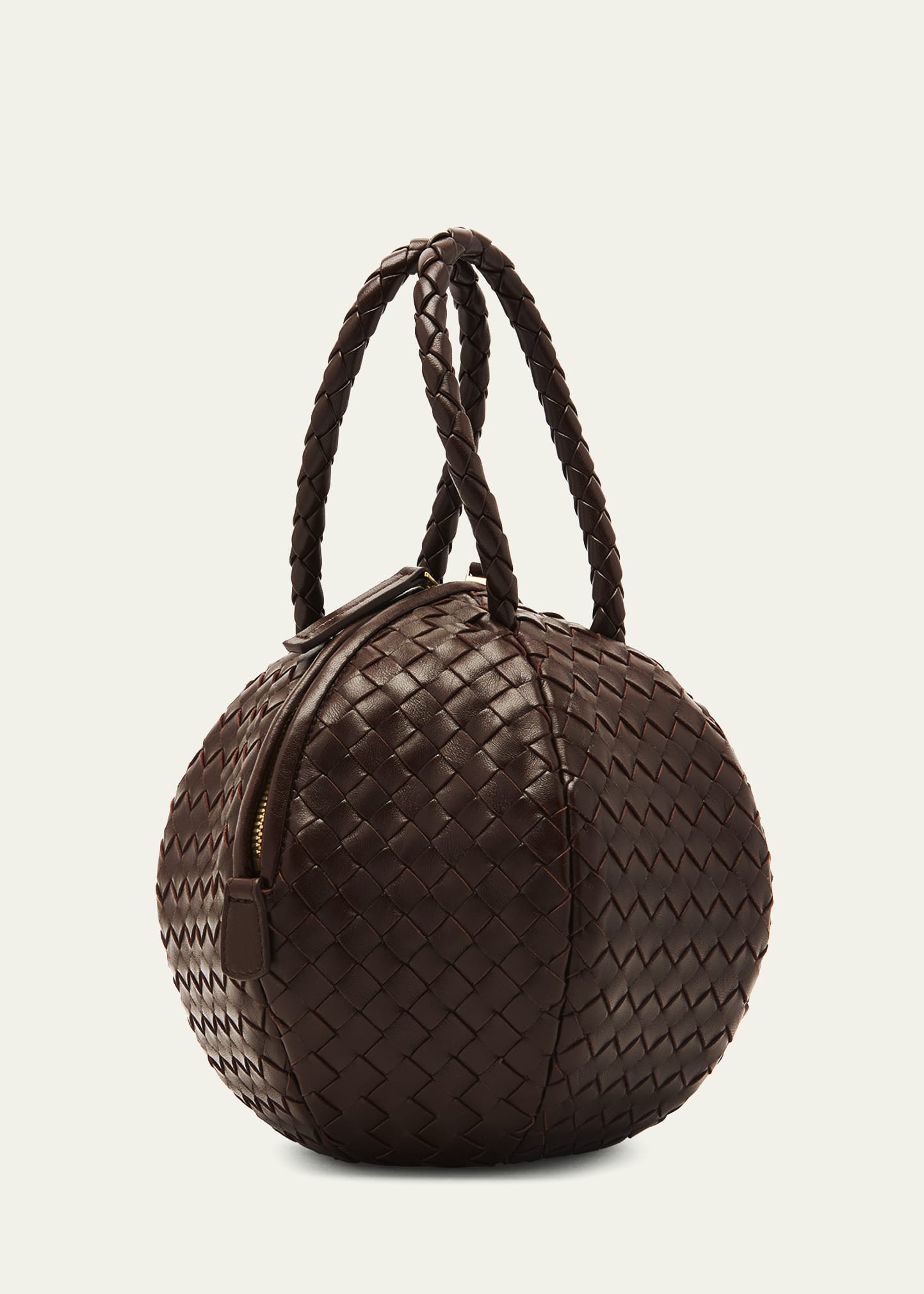Bottega Veneta Mava Intrecciato Lambskin Top-Handle Bag - Bergdorf