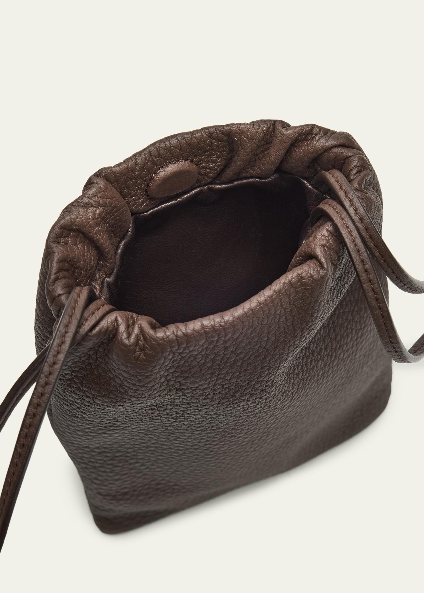 THE ROW Bourse Phone Case in Grain Leather - Bergdorf Goodman