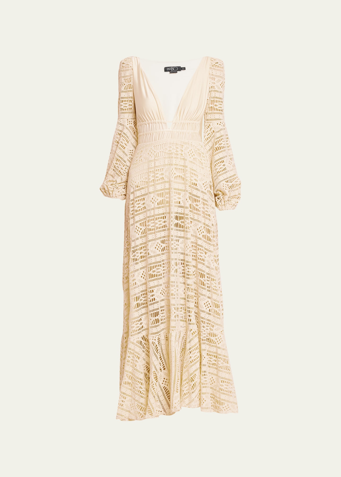 Zimmermann bayou tiered discount swirl long dress