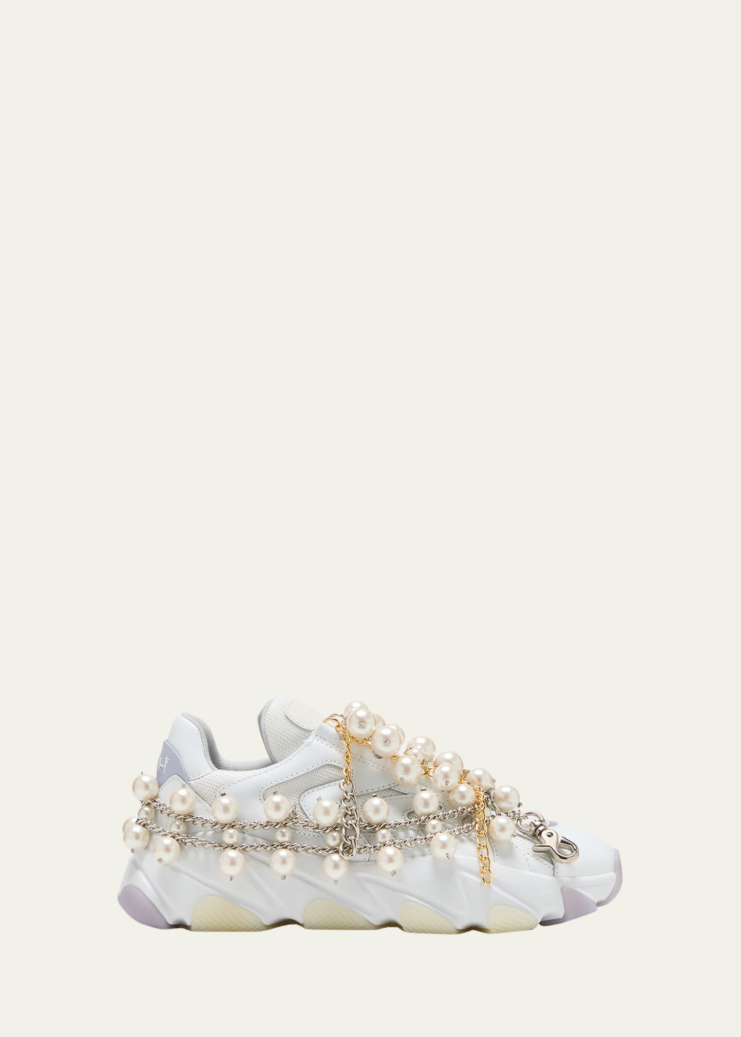 Junya Watanabe x Ash Pearl Chain Leather Runner Sneakers