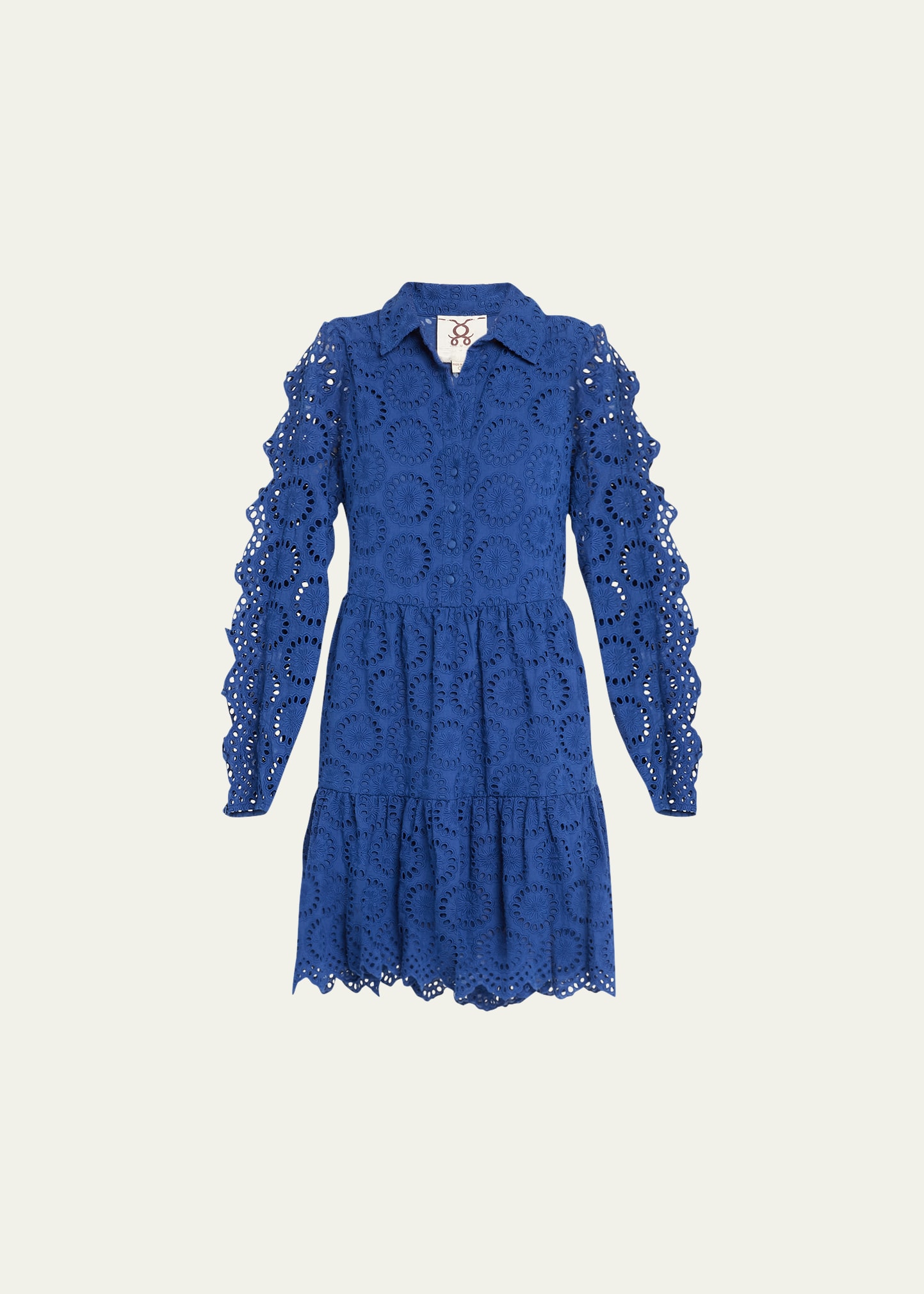 Figue Isabella Eyelet Embroidered Dress with Cutout Sleeves - Bergdorf  Goodman