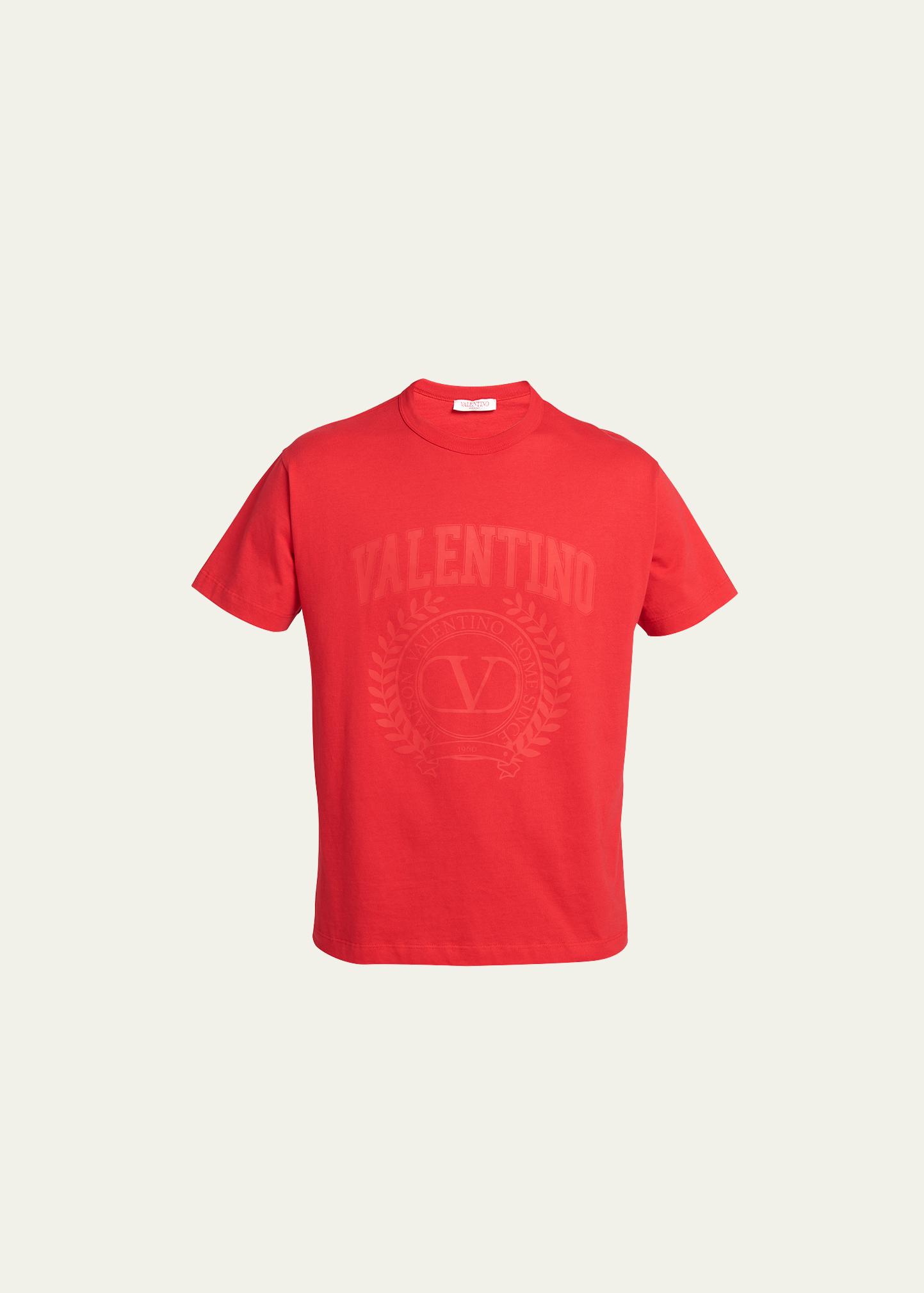 Valentino Garavani Men's Collegiate Logo Jersey T-Shirt - Bergdorf