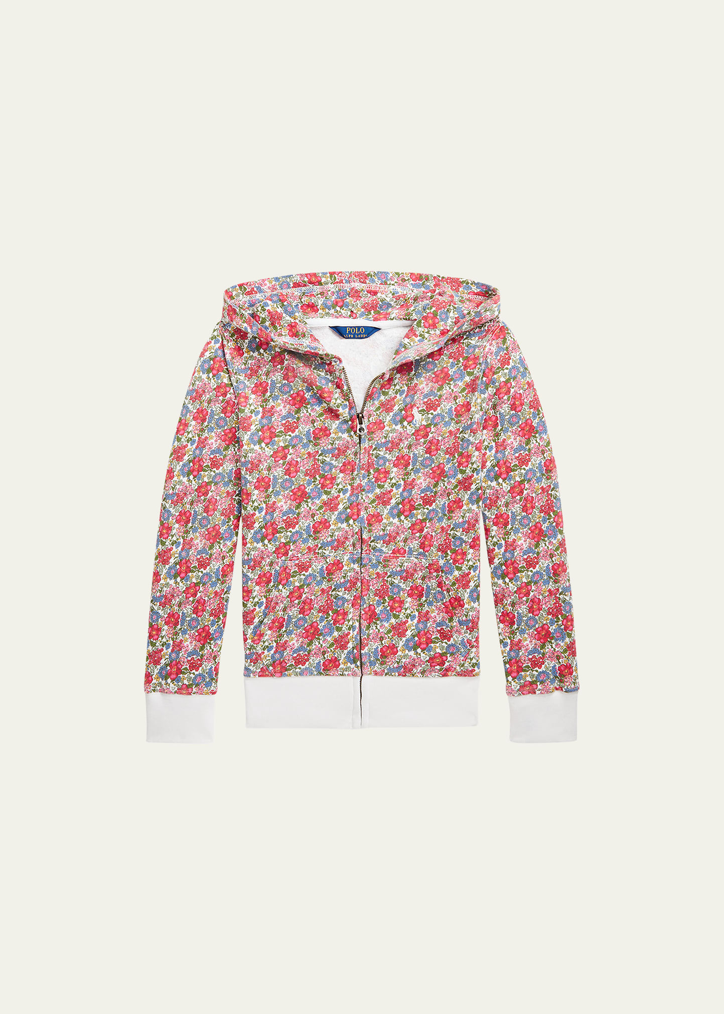 Ralph Lauren Childrenswear Girl's Floral-Print Embroidered Hoodie, Size  S-XL - Bergdorf Goodman
