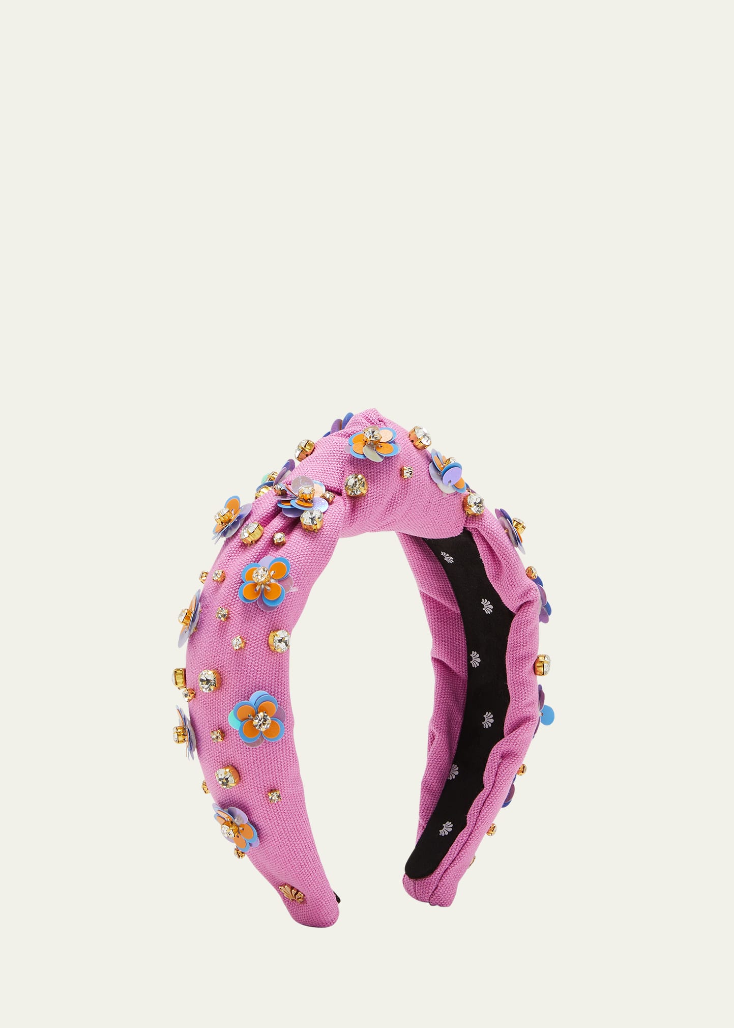 Lele Sadoughi Zinnia Knotted Embellished Headband - Bergdorf Goodman