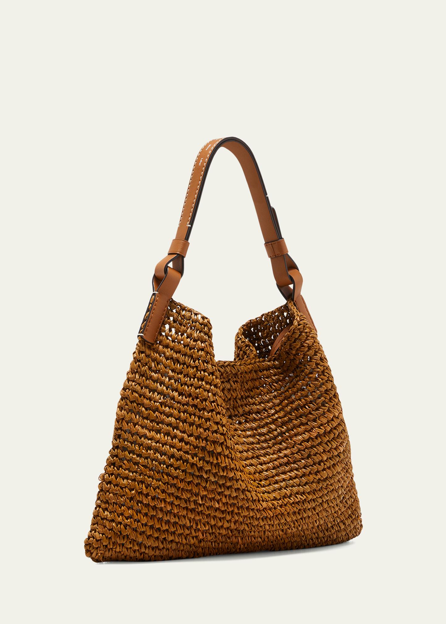 Proenza Schouler White Label Minetta Raffia Shoulder Bag