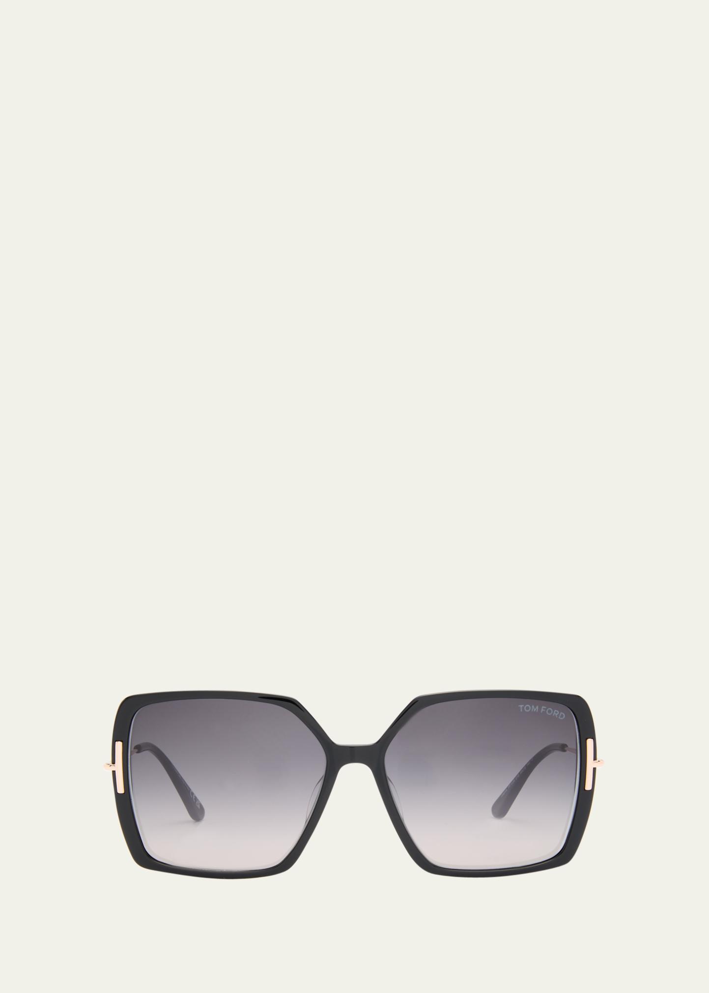 TOM FORD Joanna Mixed-Media Butterfly Sunglasses - Bergdorf Goodman