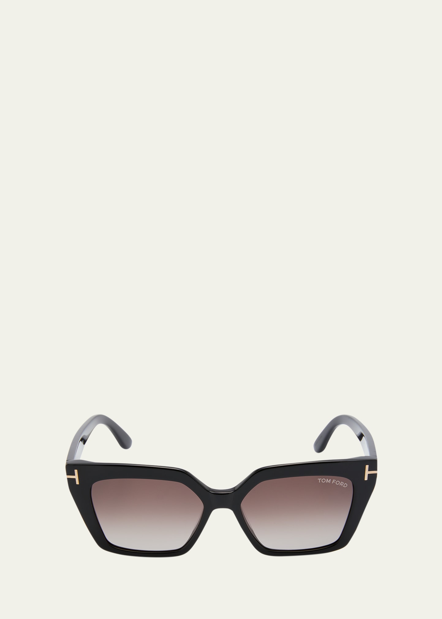 TOM FORD Winona Acetate T-Logo Cat-Eye Sunglasses - Bergdorf Goodman