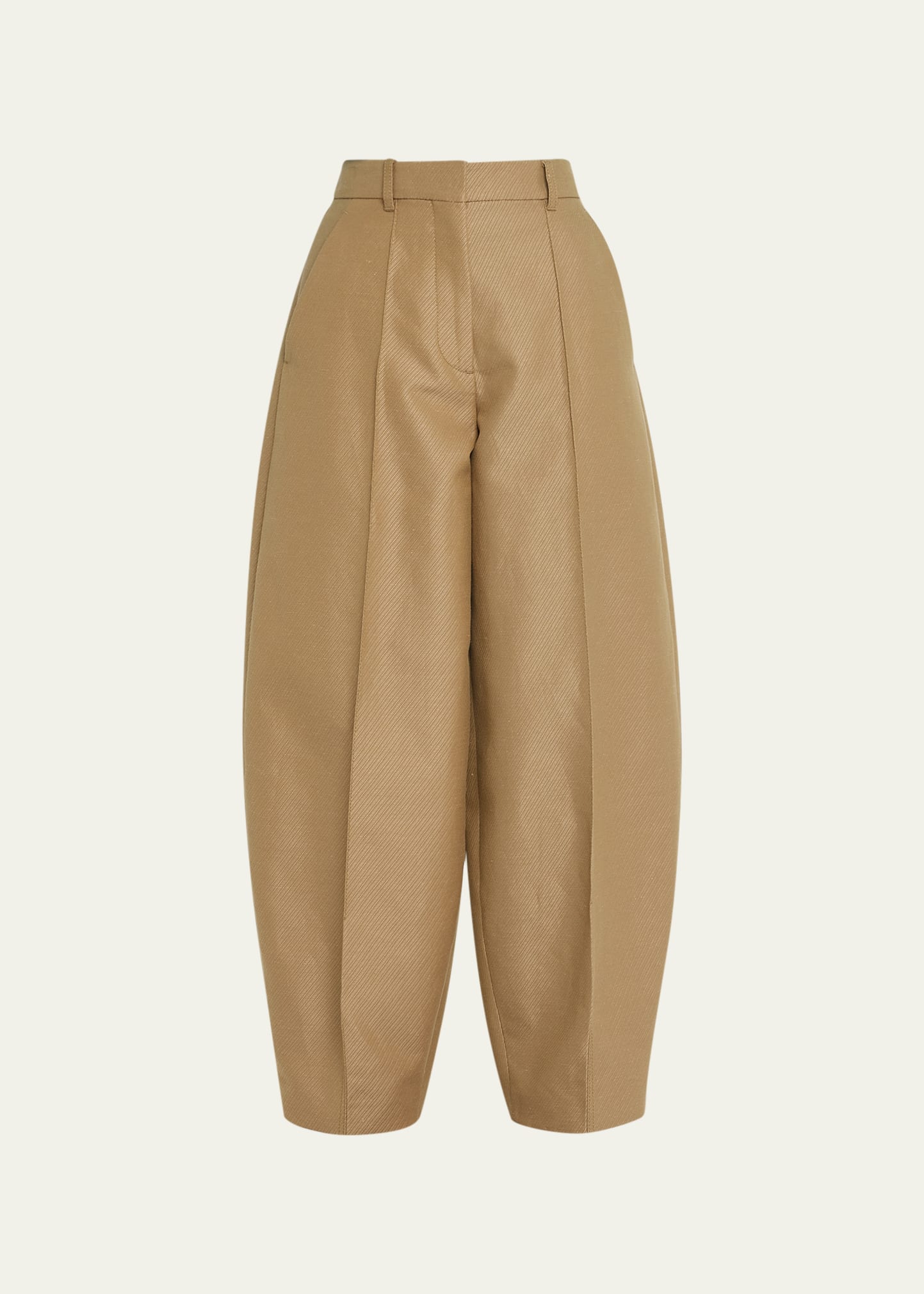 【関税&送料込】Stella Mccartney Dark Brown Twill Pant CHLOE FW 2001 STELLA MCCARTNEY BROWN PANTS WITH PEARL DETAIL