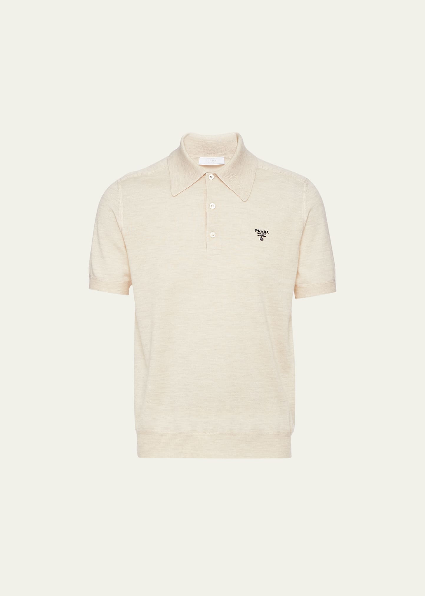 Prada Men's Cashmere Polo Shirt - Bergdorf Goodman