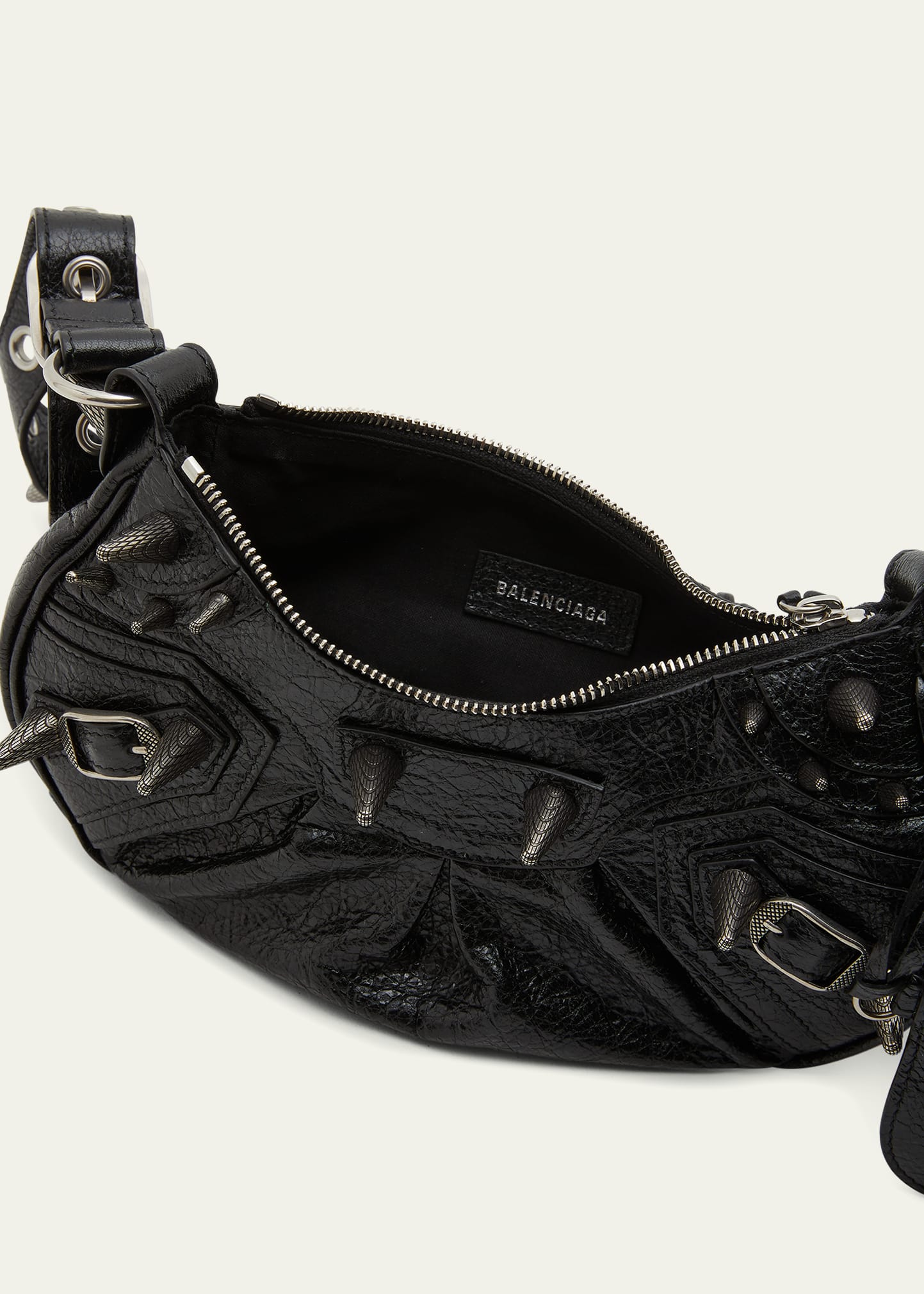 Balenciaga Le Cagole XS Spike Leather Shoulder Bag - Bergdorf Goodman