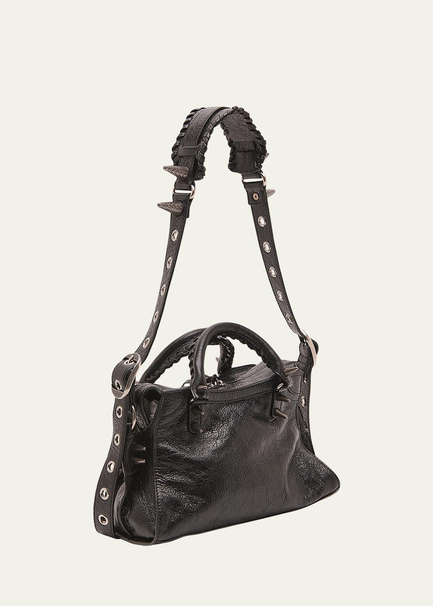 Balenciaga Neo Cagole XS Spike Leather Shoulder Bag - Bergdorf Goodman