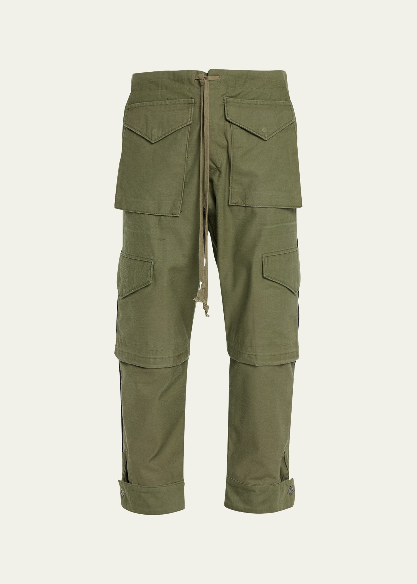 Greg Lauren Men s Side Stripe Cargo Pants Bergdorf Goodman