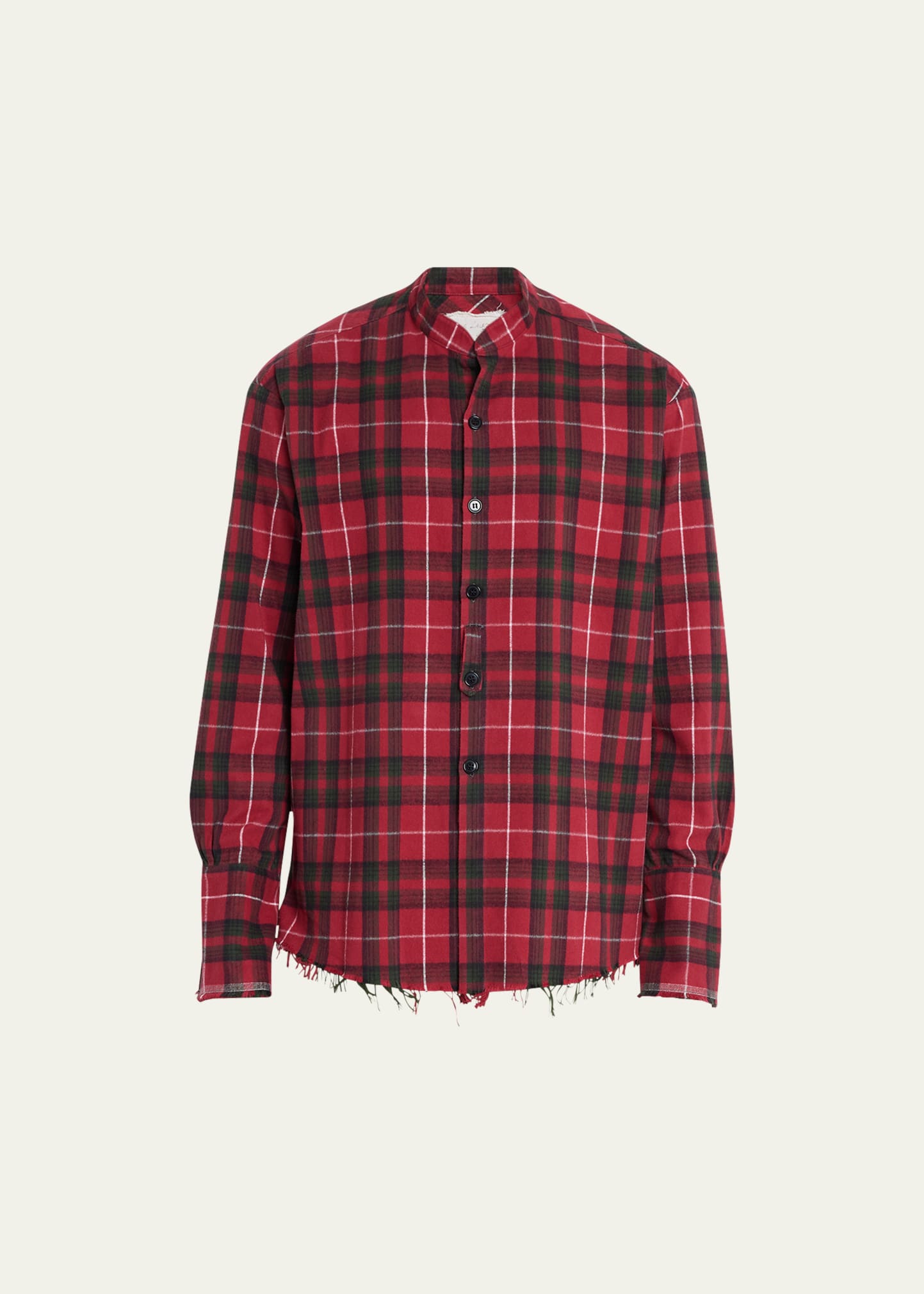 Greg Lauren Men's Plaid Studio Sport Shirt - Bergdorf Goodman