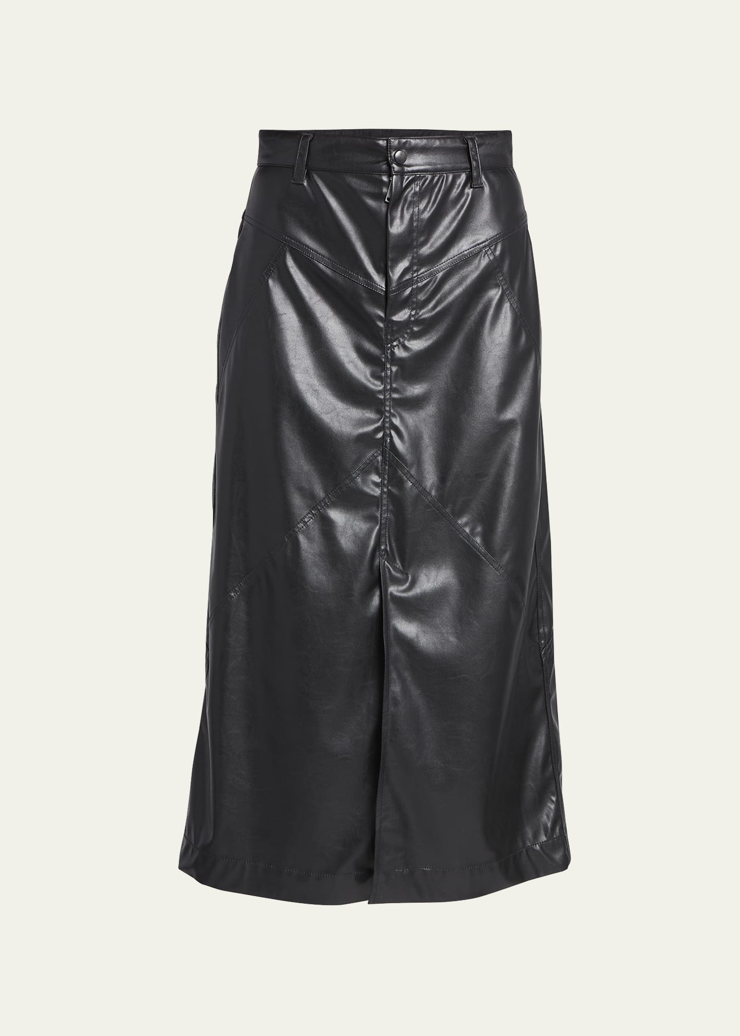 Isabel marant etoile discount faux leather skirt