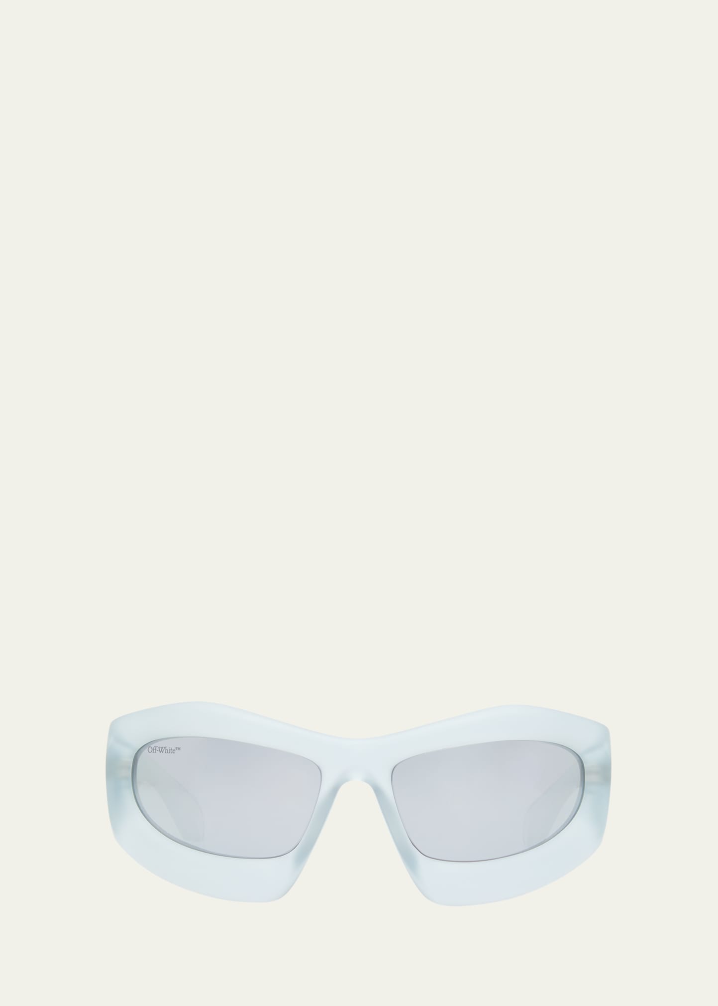 Off-white Blue Katoka Square Sunglasses