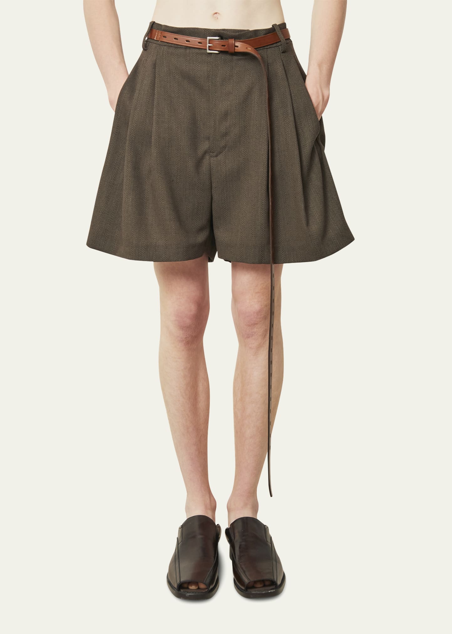 パンツ Hed Mayner 25SS Wide Shorts Grey LOOK BOOK】HED MAYNER（ヘドメイナー）2025SS - V.O.F Inc.
