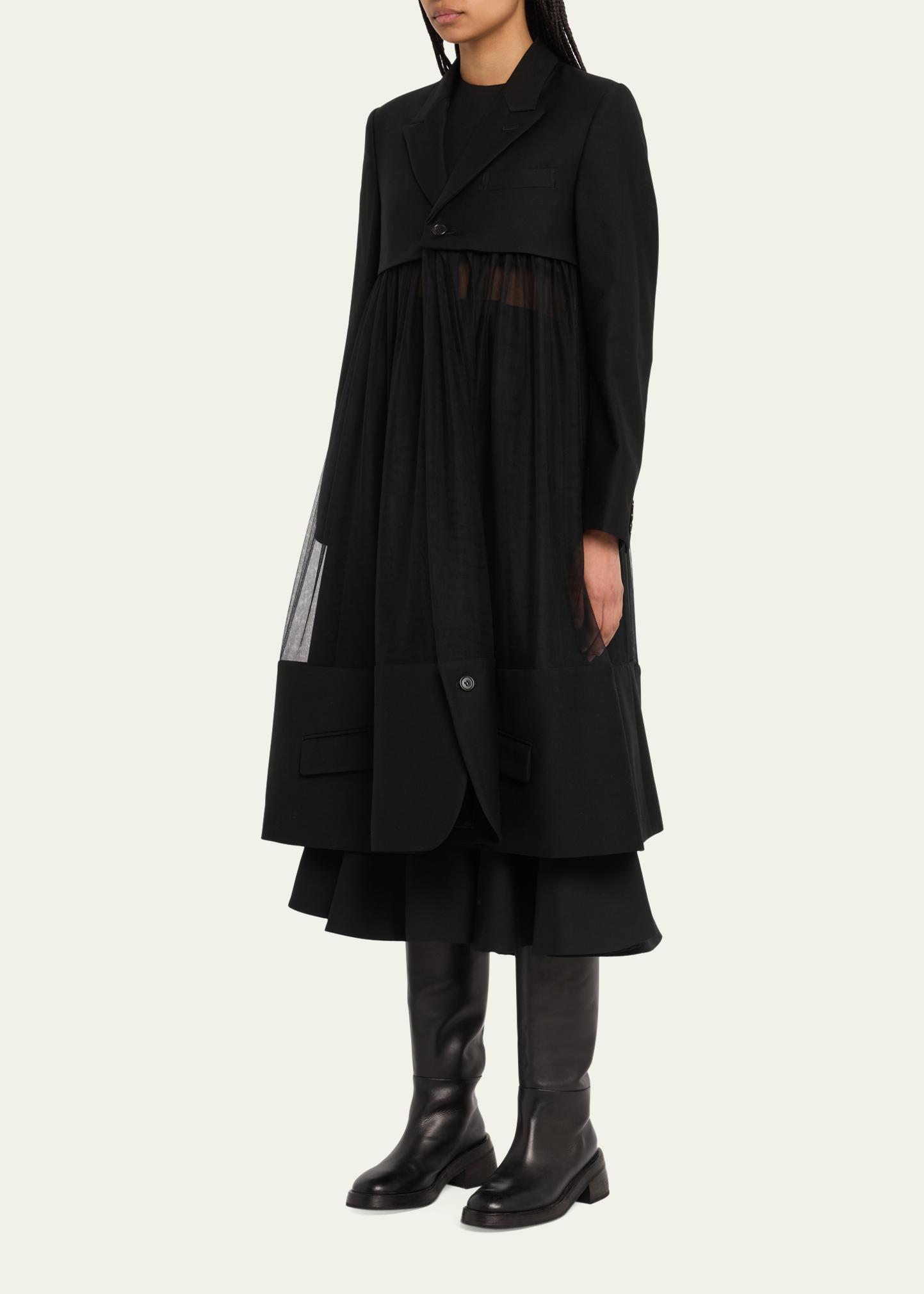 NEAU Light doeskin 2way jacket ブラック 最終価格 C/NY HIGH DENSITY