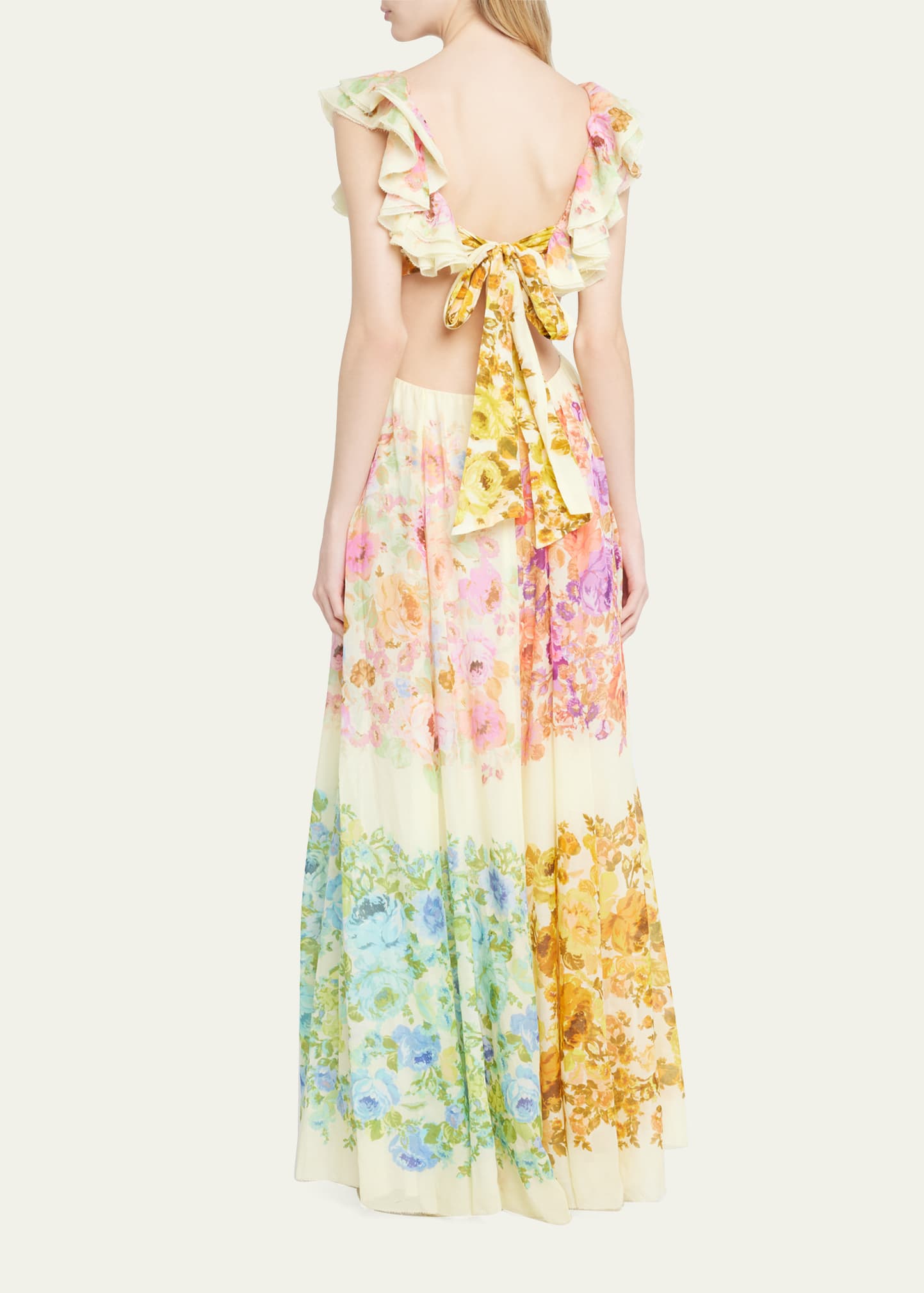 knee length dresses for ladies Ruffle Sleeve Midi Dress