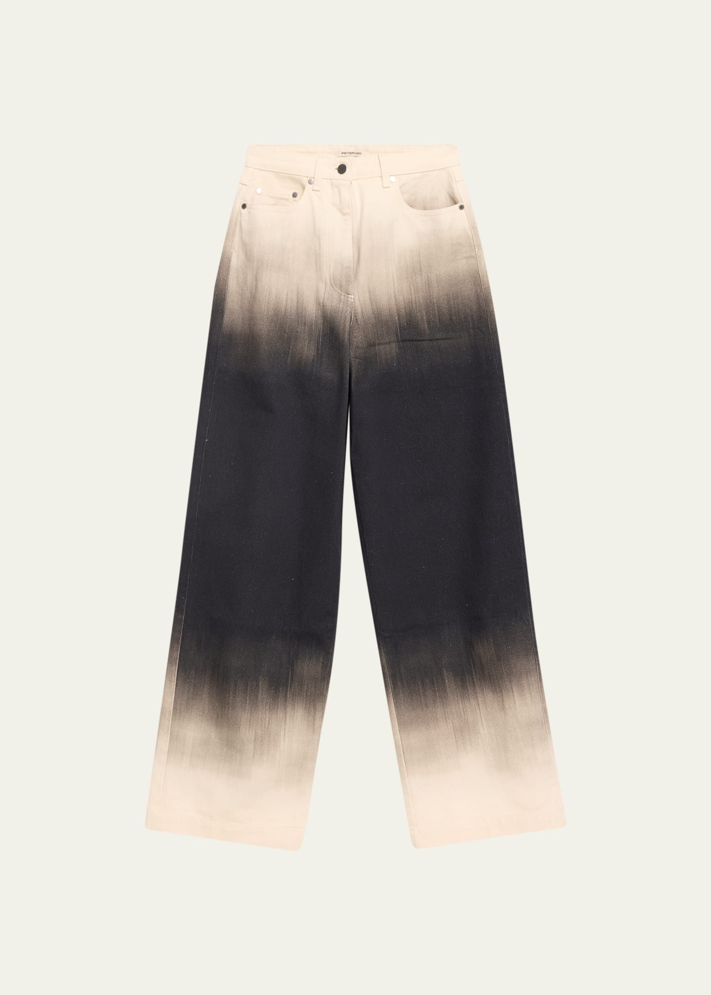 Peter Do Degrade Oversized Wide-Leg Jeans - Bergdorf Goodman