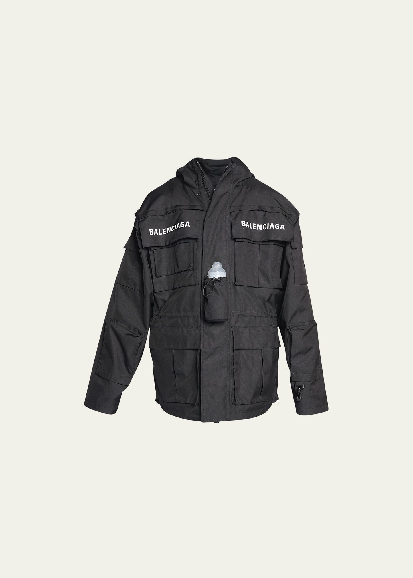 Balenciaga Men's All In Nylon Backpack Parka - Bergdorf Goodman