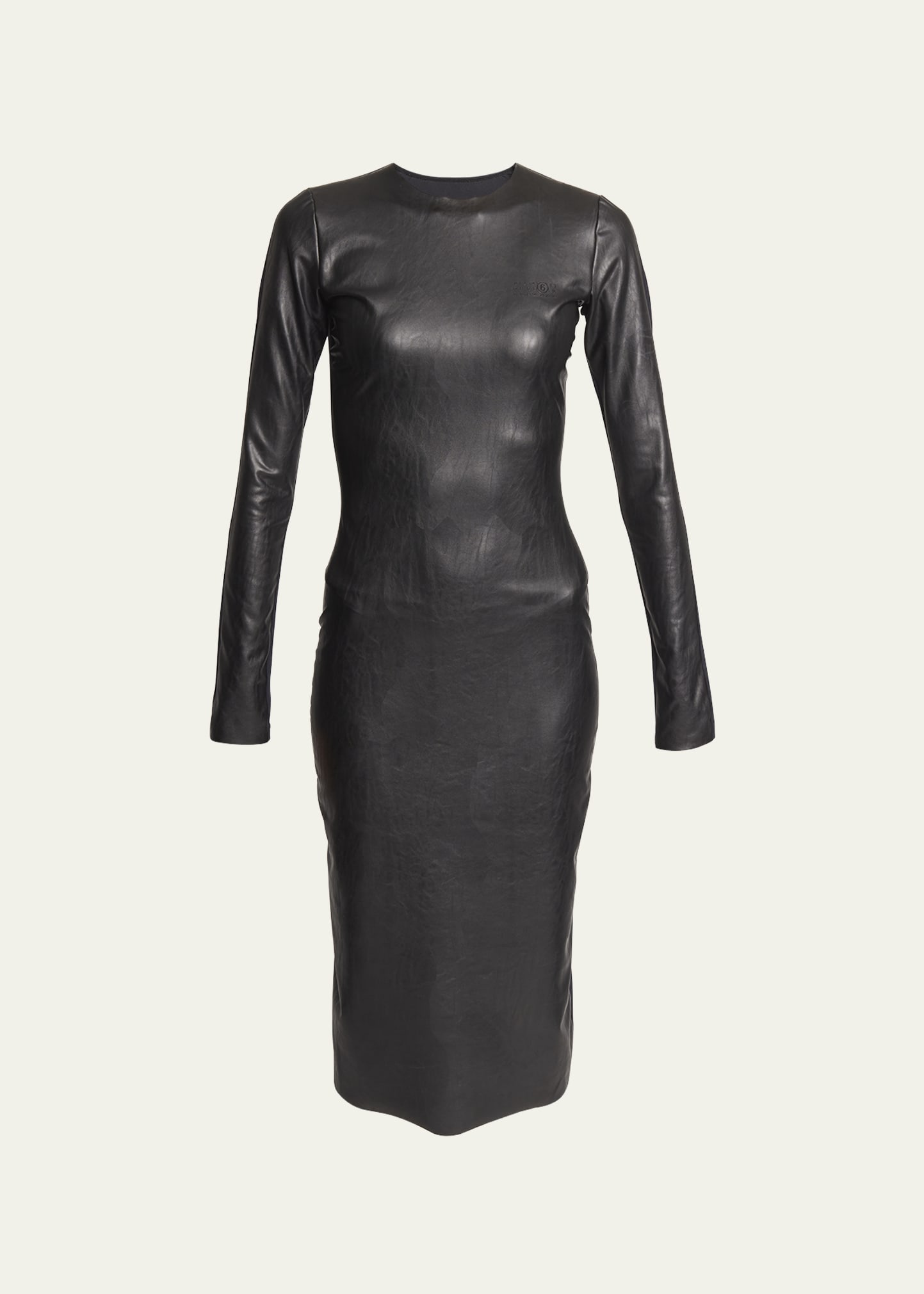 MM6 Maison Margiela Combo Long Sleeve Midi Dress Bergdorf Goodman