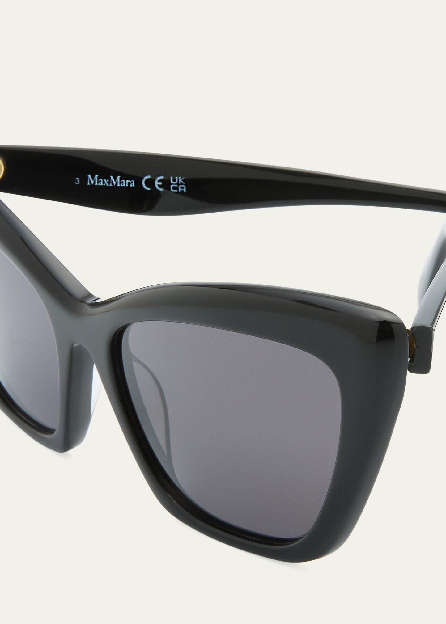 Max Mara Logo Acetate Cat-Eye Sunglasses - Bergdorf Goodman display picture 2