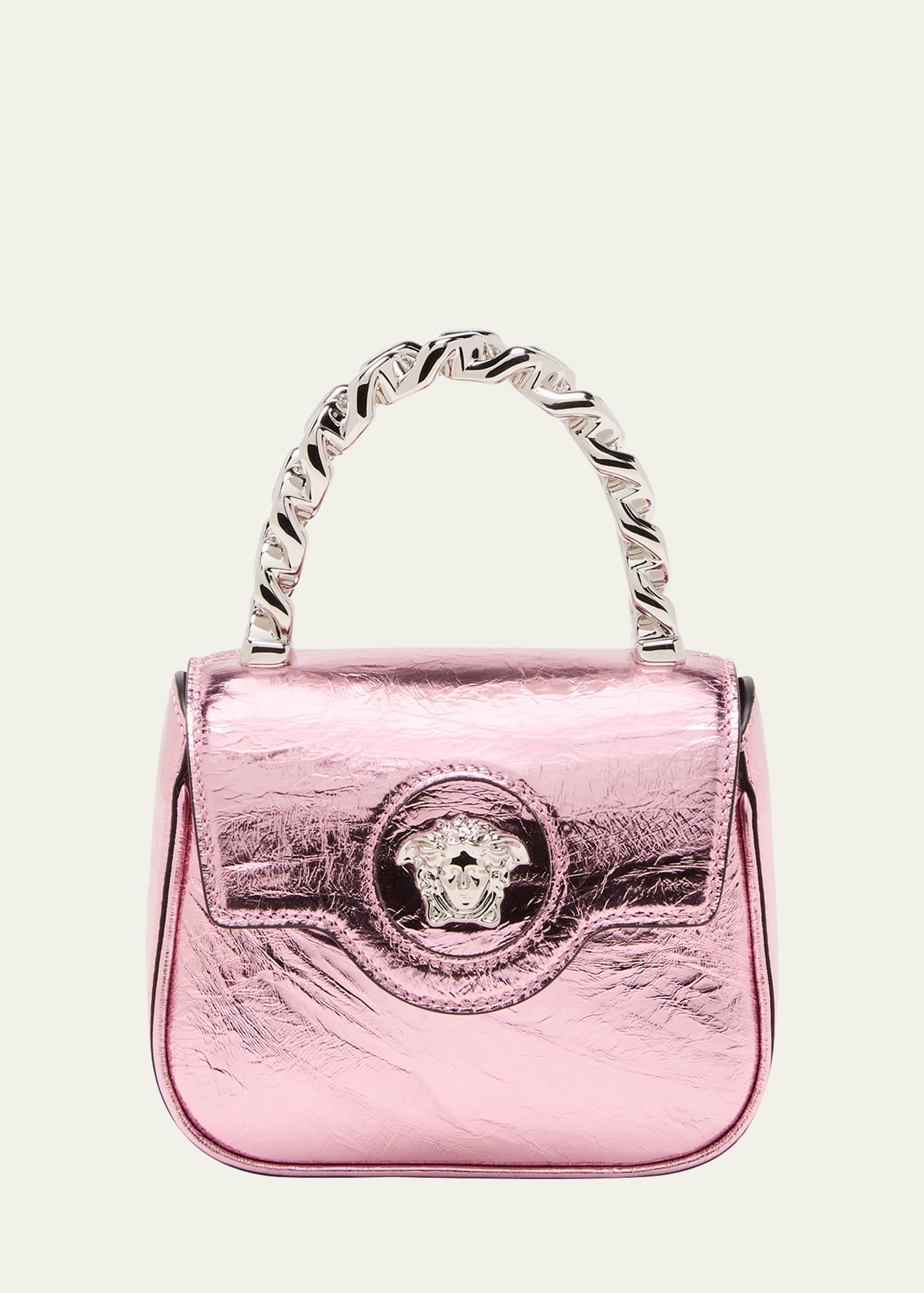 Buy Versace La Medusa Leather Belt - Pink At 30% Off